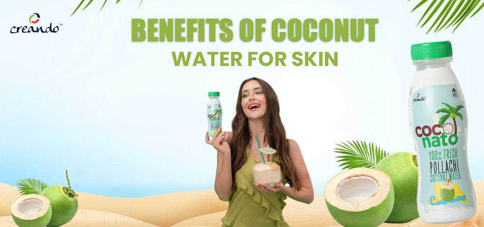 Benefits of coconut water for skin