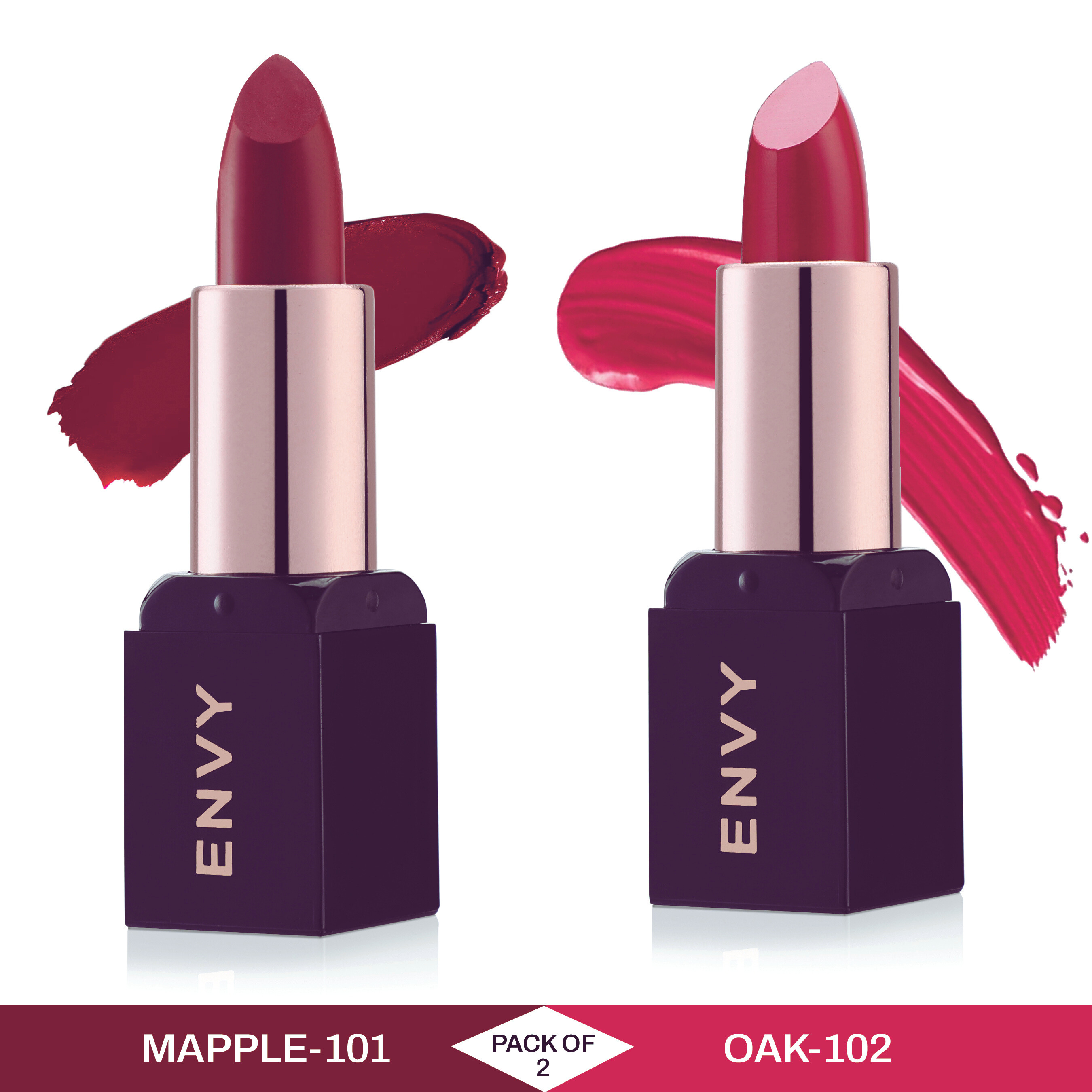 CAL Losangeles Envy Lipstick- Maple & Oak(Combo-2)