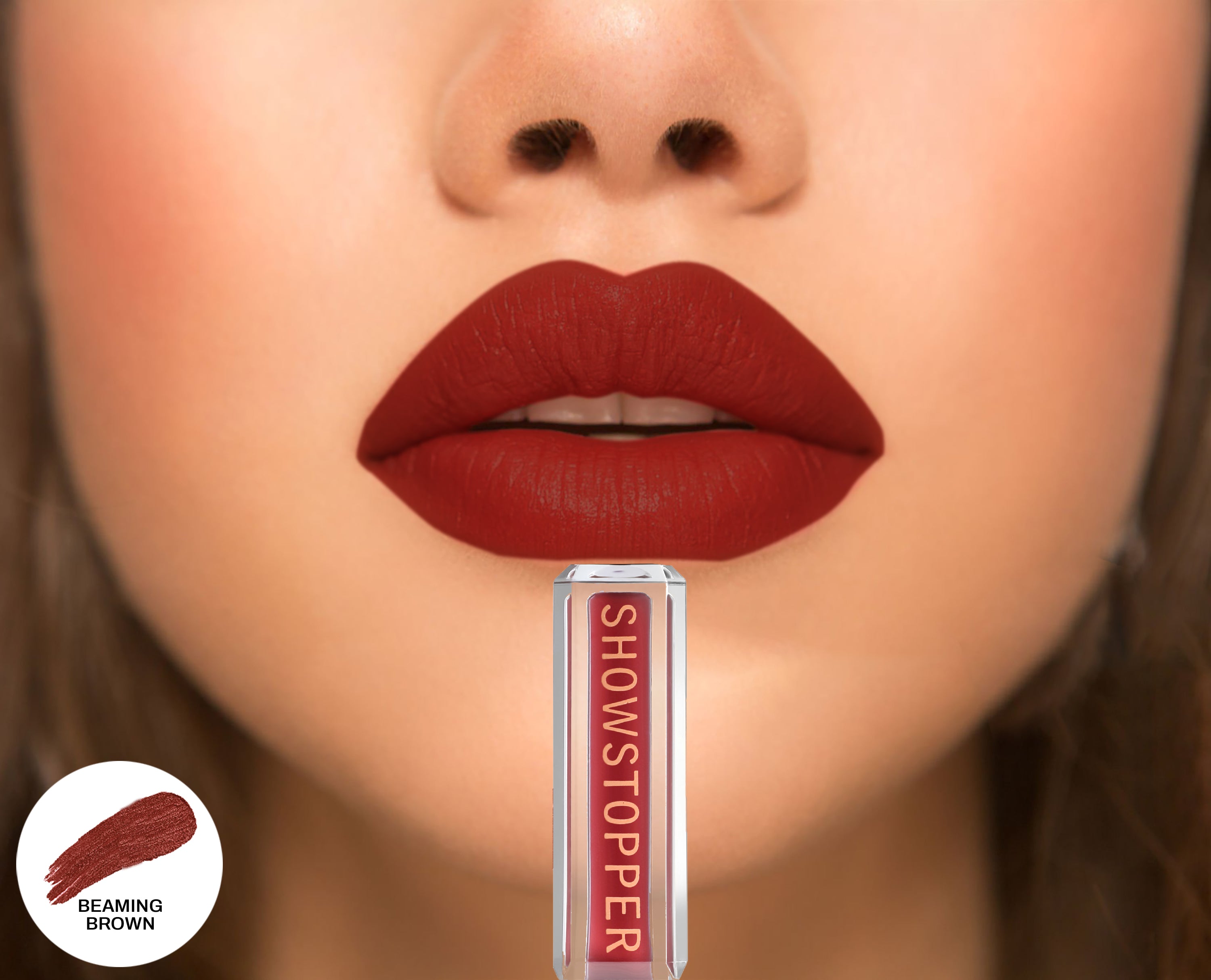 CAL Losangeles Showstopper Lip Liquid- Beaming Brown 105