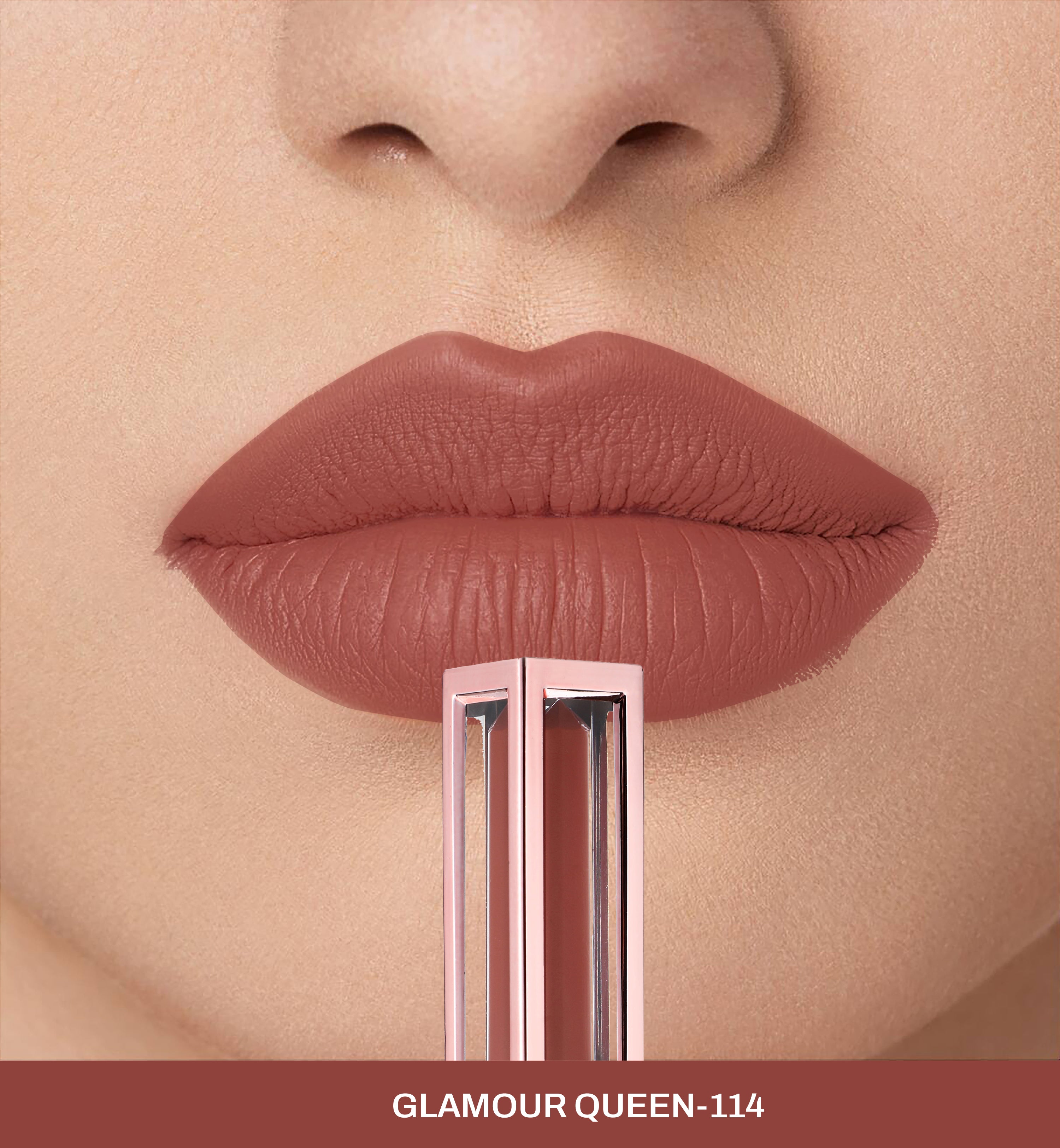 CAL LOS ANGELES ICONIC  Lip Cream Matte Liquid- GLAMOUR QUEEN 114