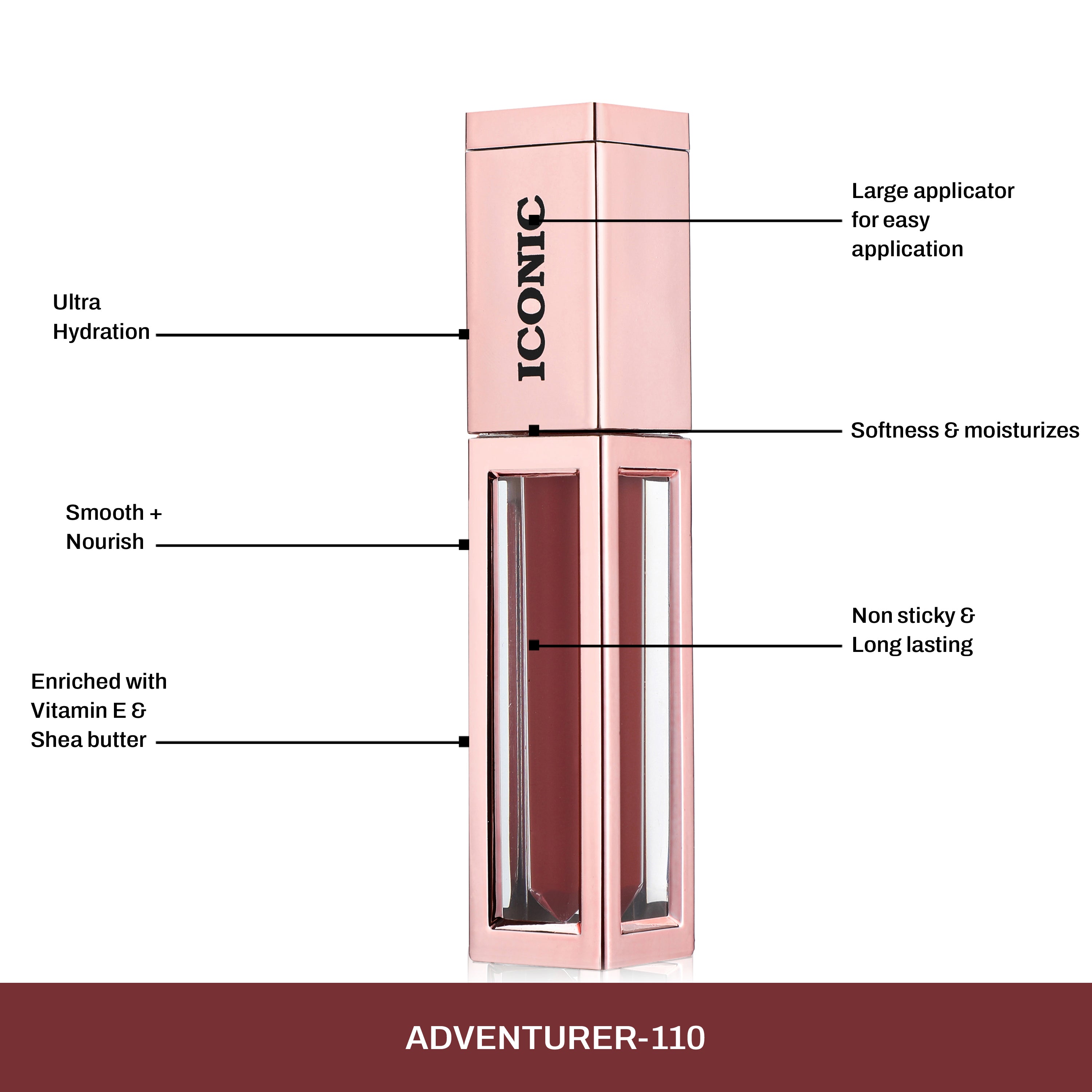CAL LOS ANGELES Iconic Lip Cream Matte Liquid-ADVENTURER 110