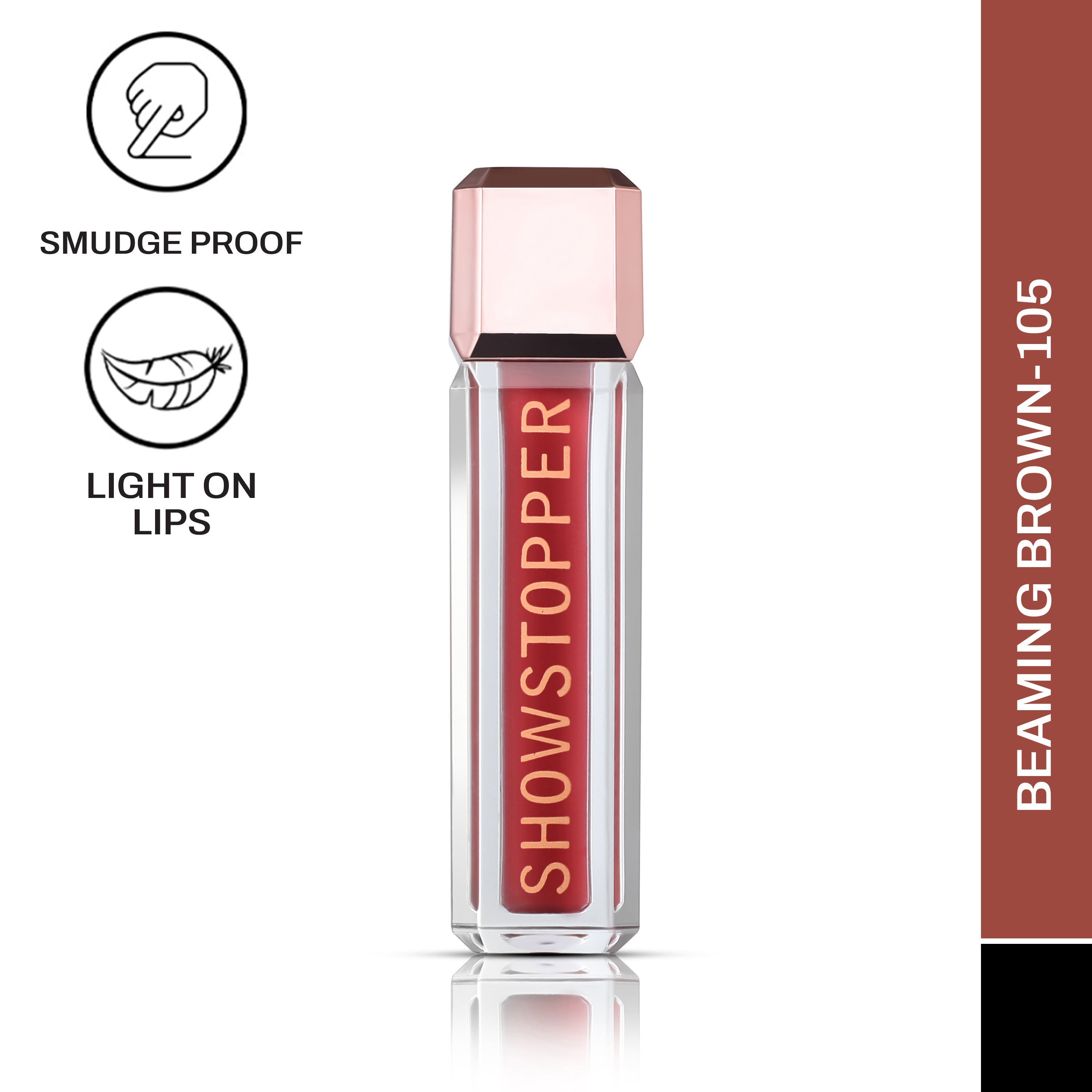 CAL Losangeles Showstopper Lip Liquid- Beaming Brown 105