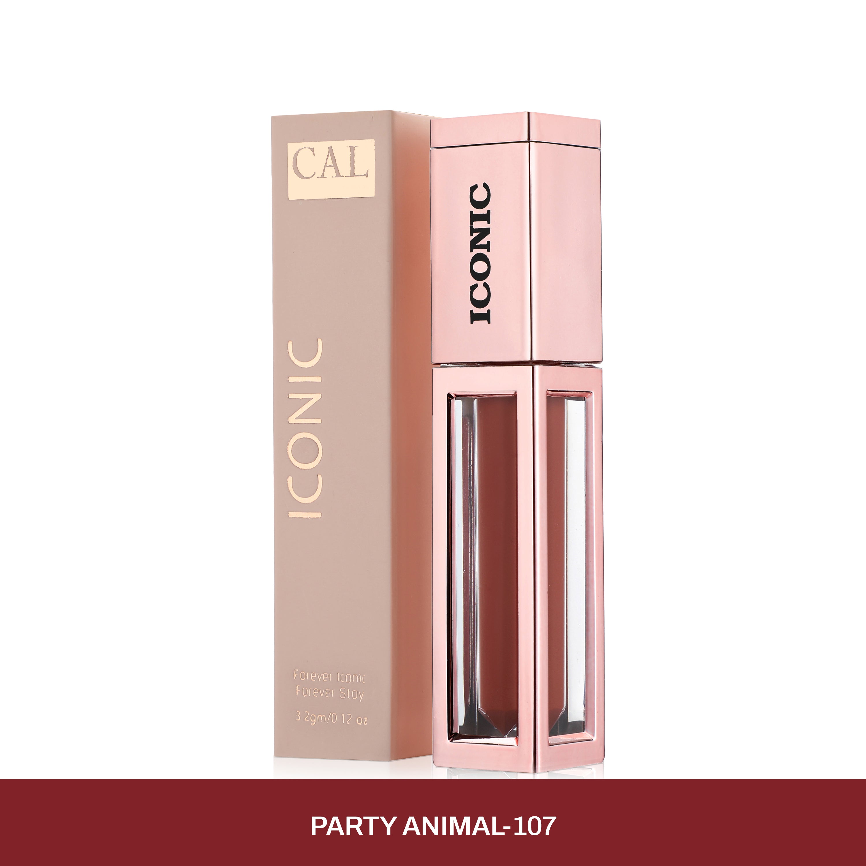 CAL LOS ANGELES Iconic Lip Cream Matte Liquid- PARTY ANIMAL 107
