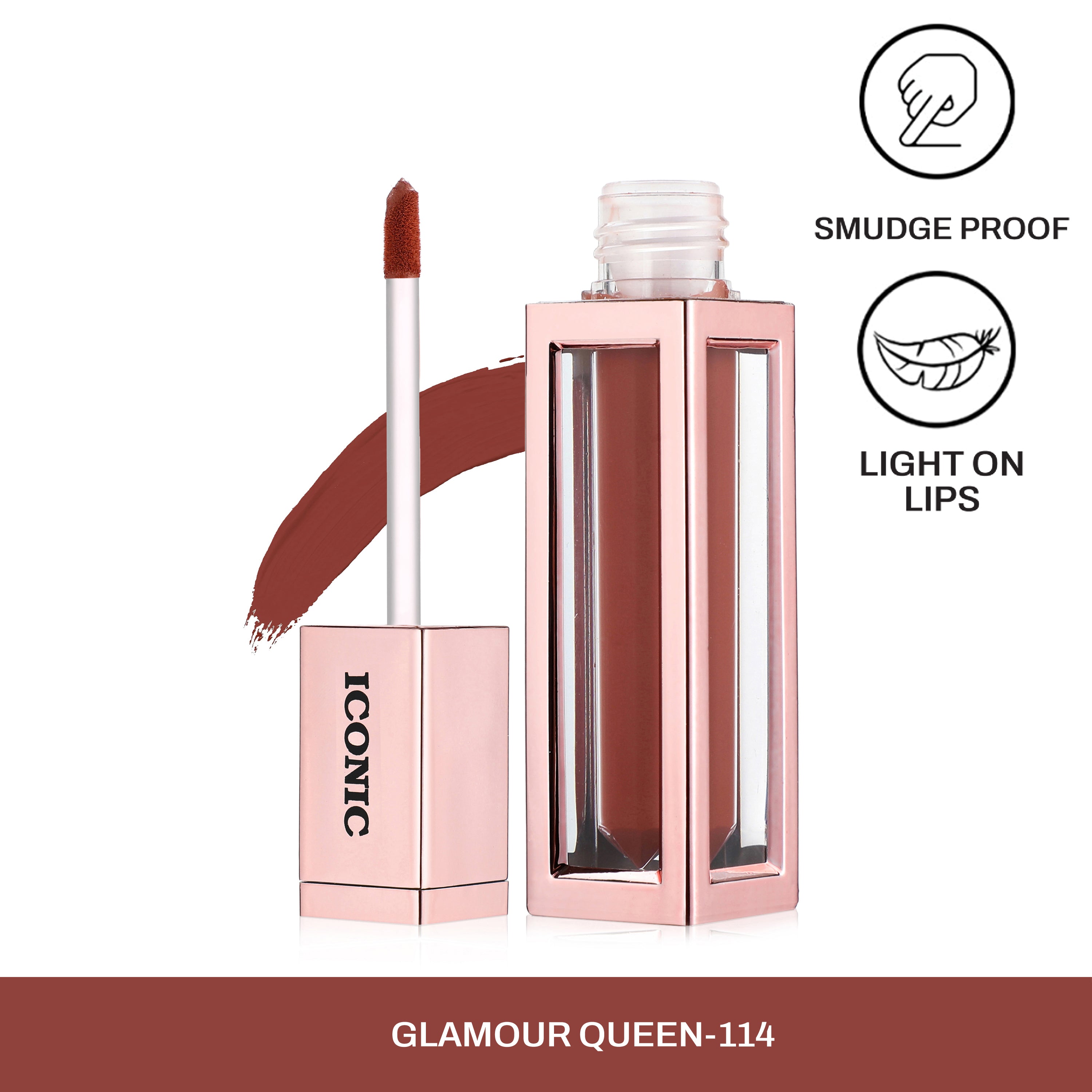 CAL LOS ANGELES ICONIC  Lip Cream Matte Liquid- GLAMOUR QUEEN 114