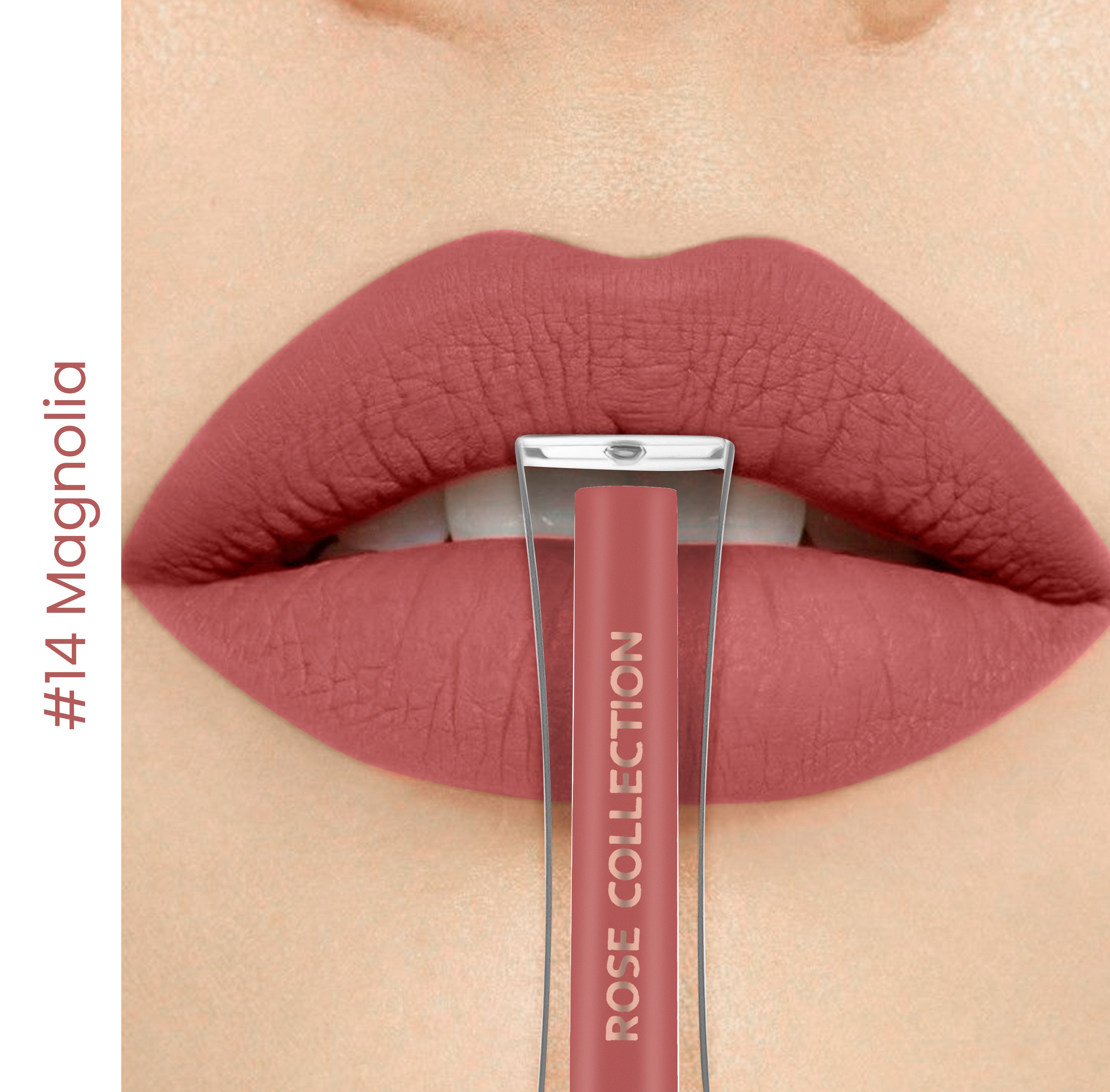 CAL Los Angeles Rose Liquid Lipstick 14 - Magnolia