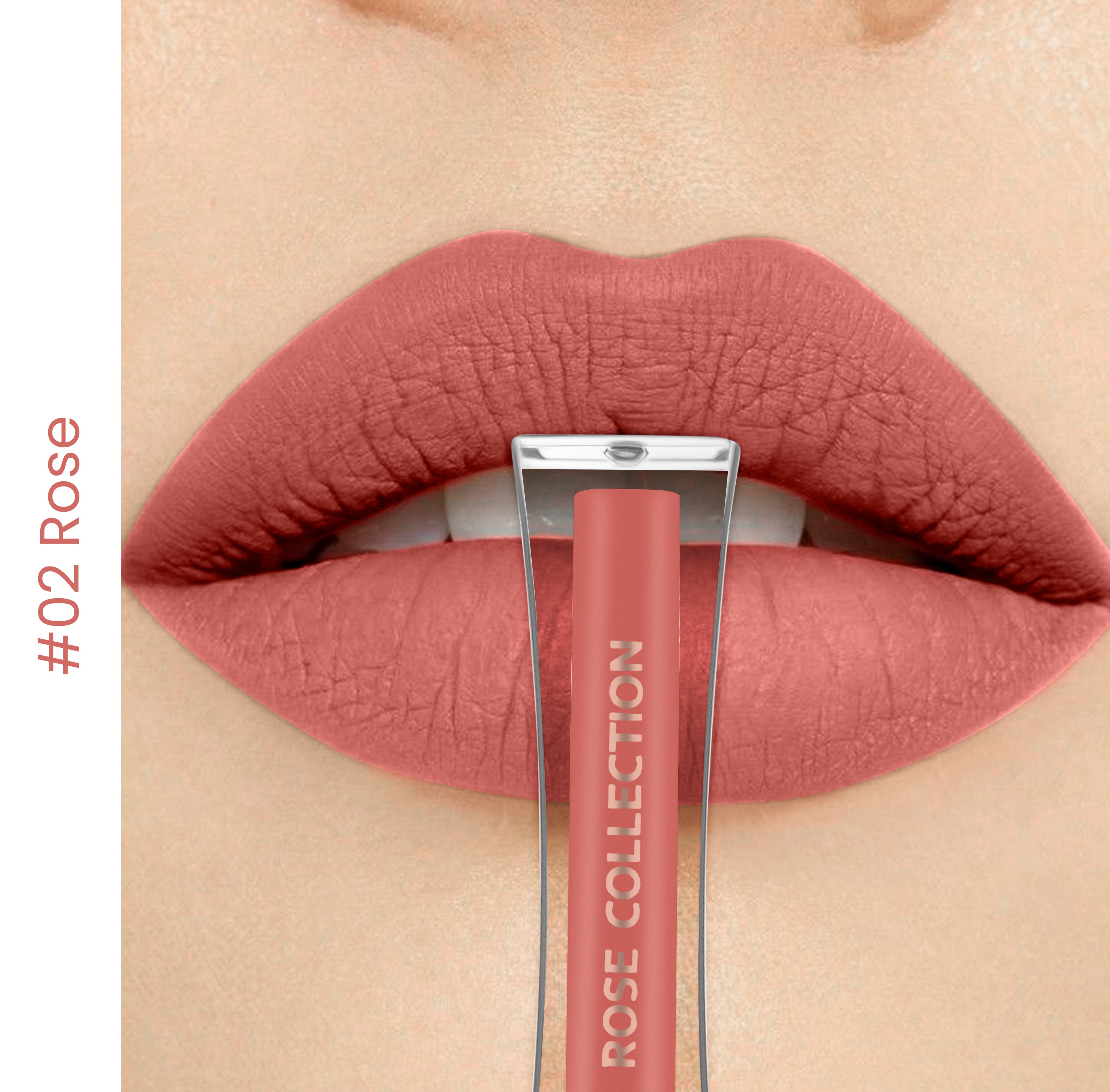 CAL Los Angeles Rose Liquid Lipstick 02 -Rose