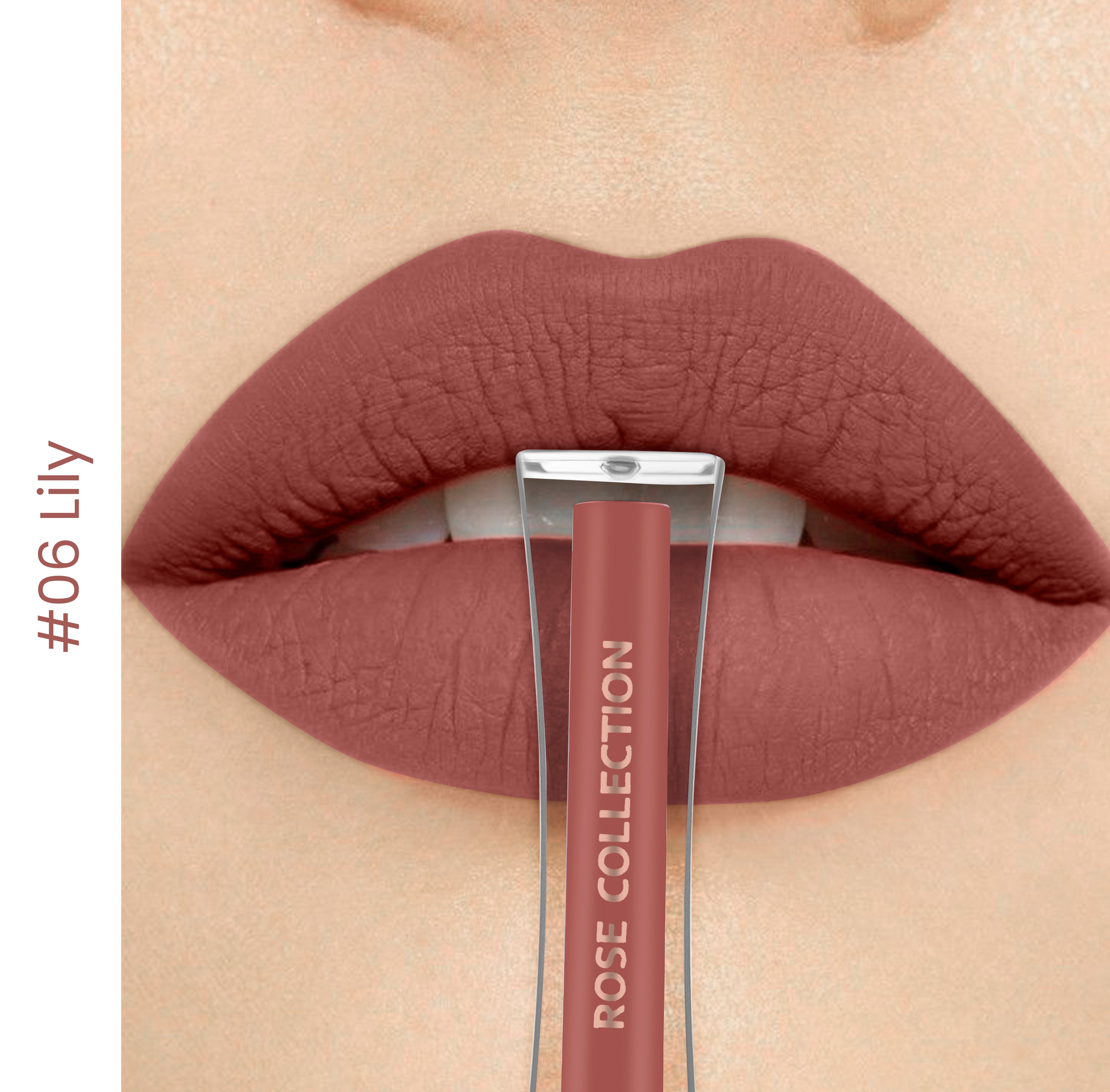 CAL Los Angeles Rose Liquid Lipstick 06 - Lily