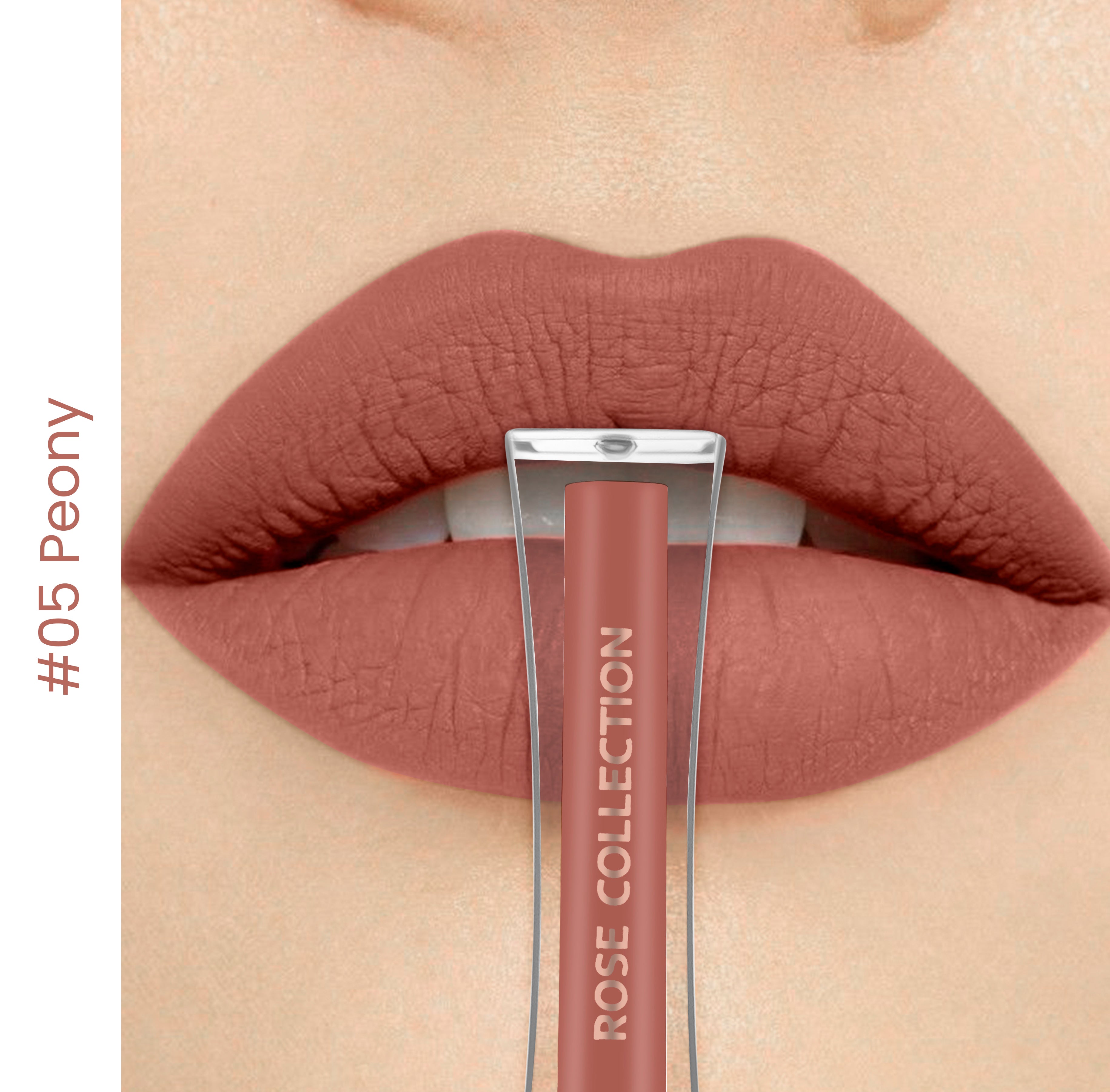 CAL Los Angeles Rose Liquid Lipstick 05-Peony