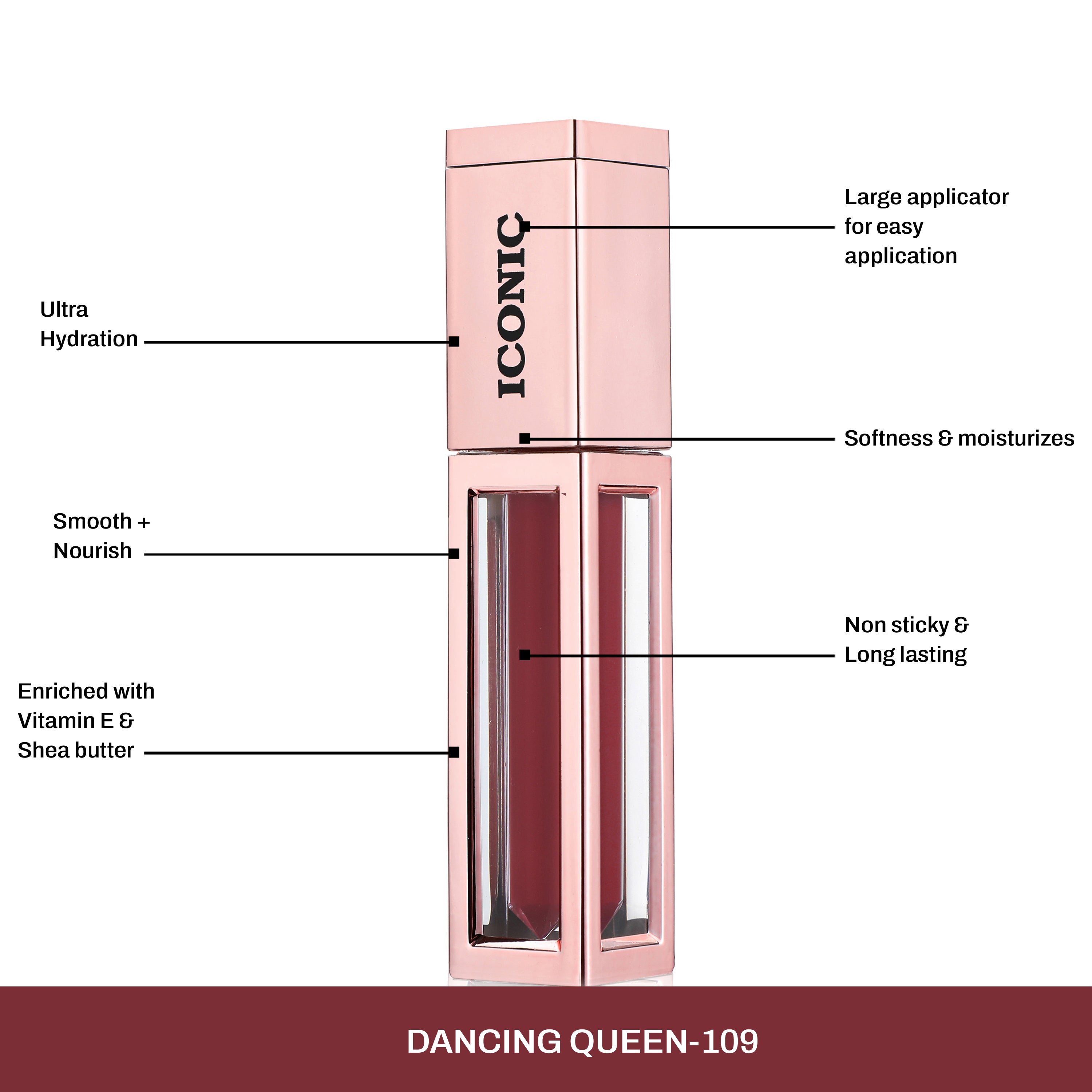 CAL LOS ANGELES Iconic Lip Cream Matte Liquid- DANCING QUEEN  109