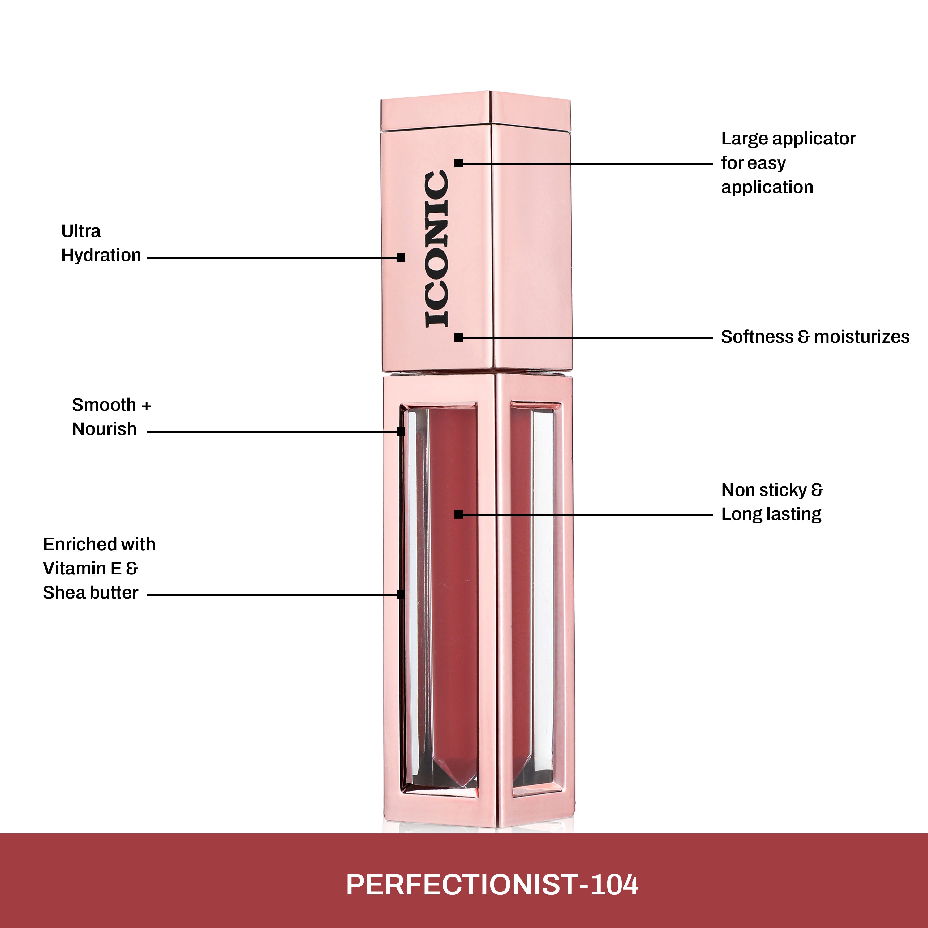 CAL LOS ANGELES Iconic Lip Cream Matte Liquid- PERFECTIONIST 104