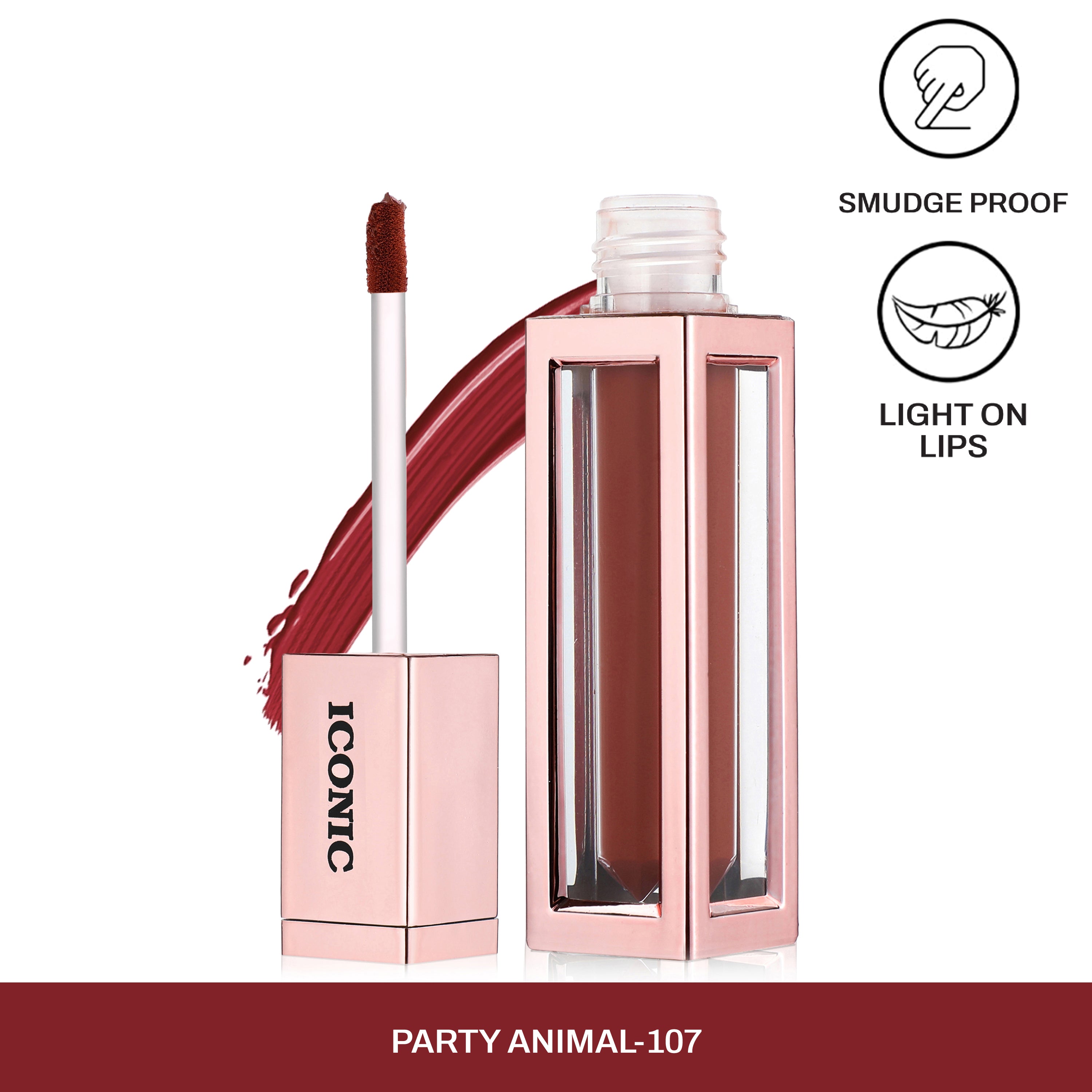 CAL LOS ANGELES Iconic Lip Cream Matte Liquid- PARTY ANIMAL 107