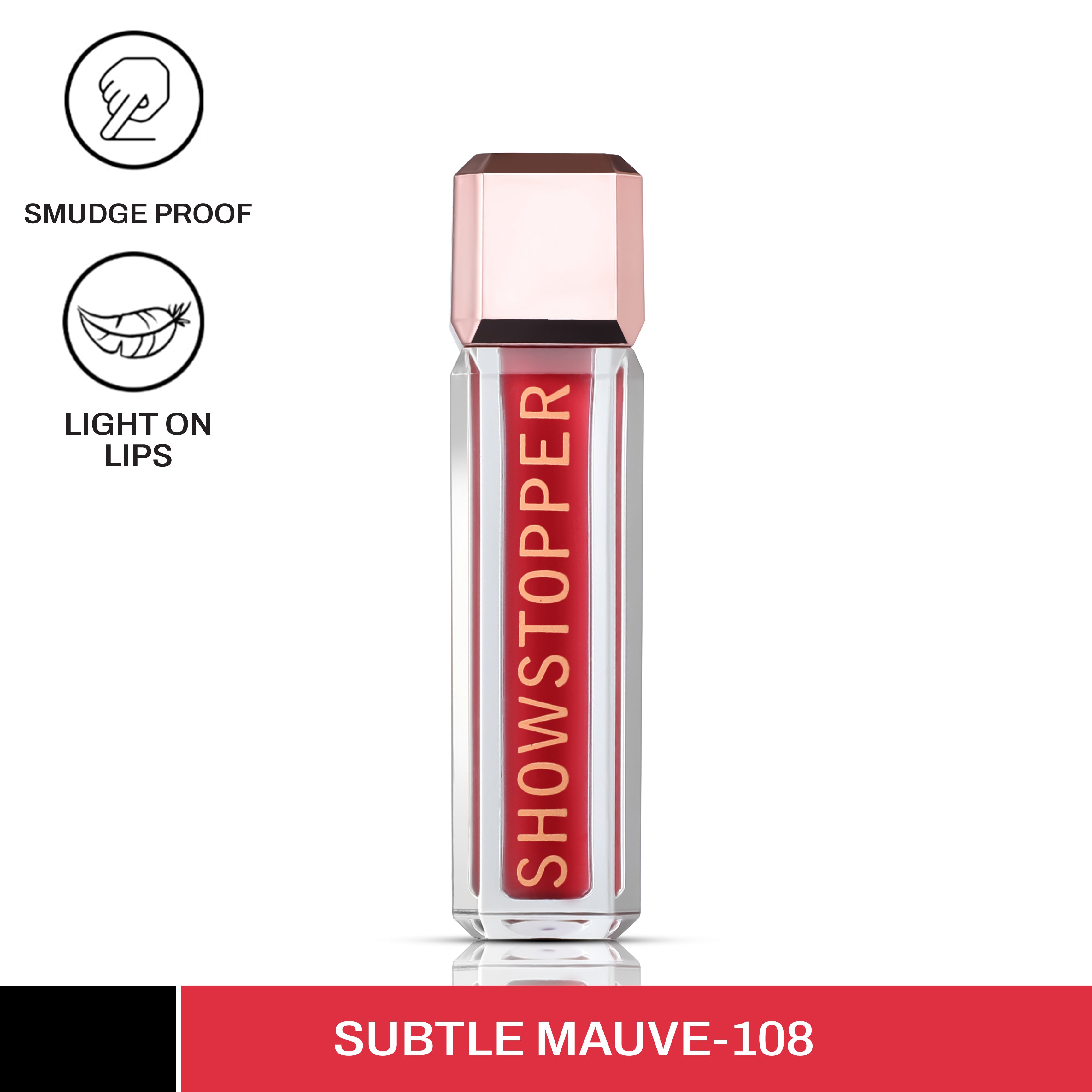 CAL Losangeles Showstopper Lip Liquid- Subtle Mauve 108