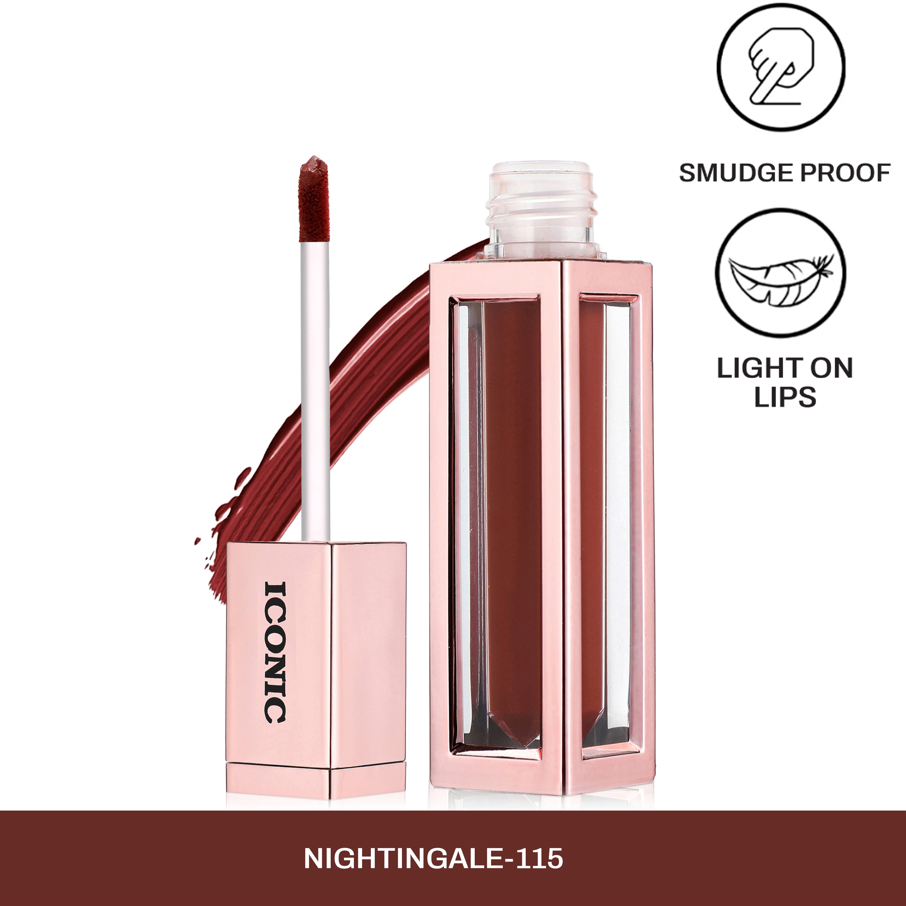 CAL Losangeles Iconic Lip Cream Matte Liquid-  NIGHT ANGALE 115