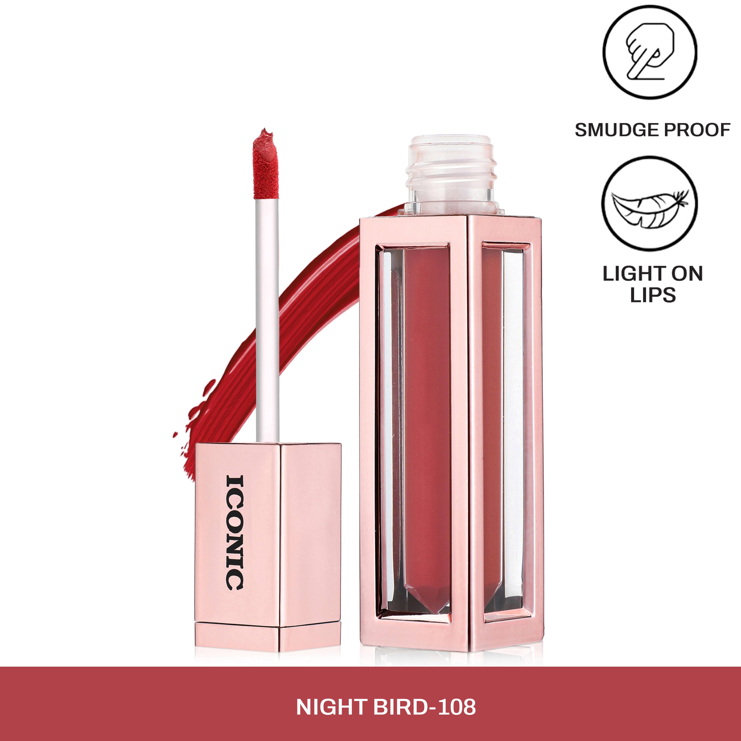 CAL LOS ANGELES Iconic Lip Cream Matte Liquid- NIGHT BIRD 108