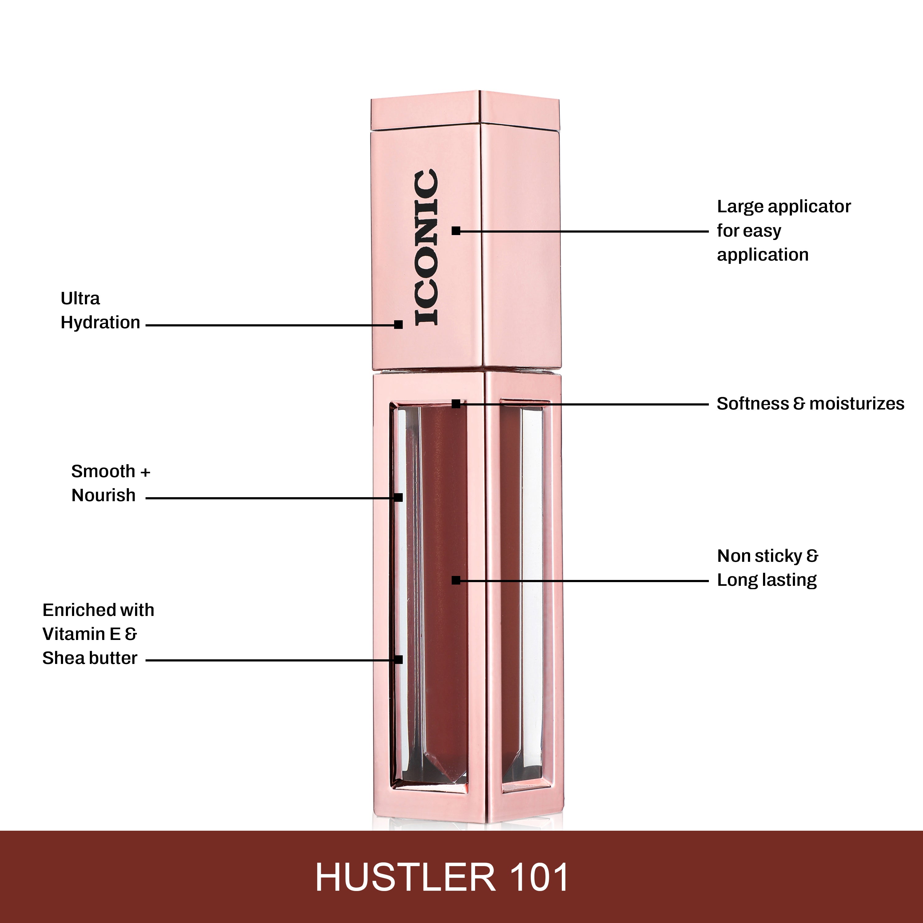 CAL LOS ANGELES Iconic Lip Cream Matte Liquid-  HUSTLER 101