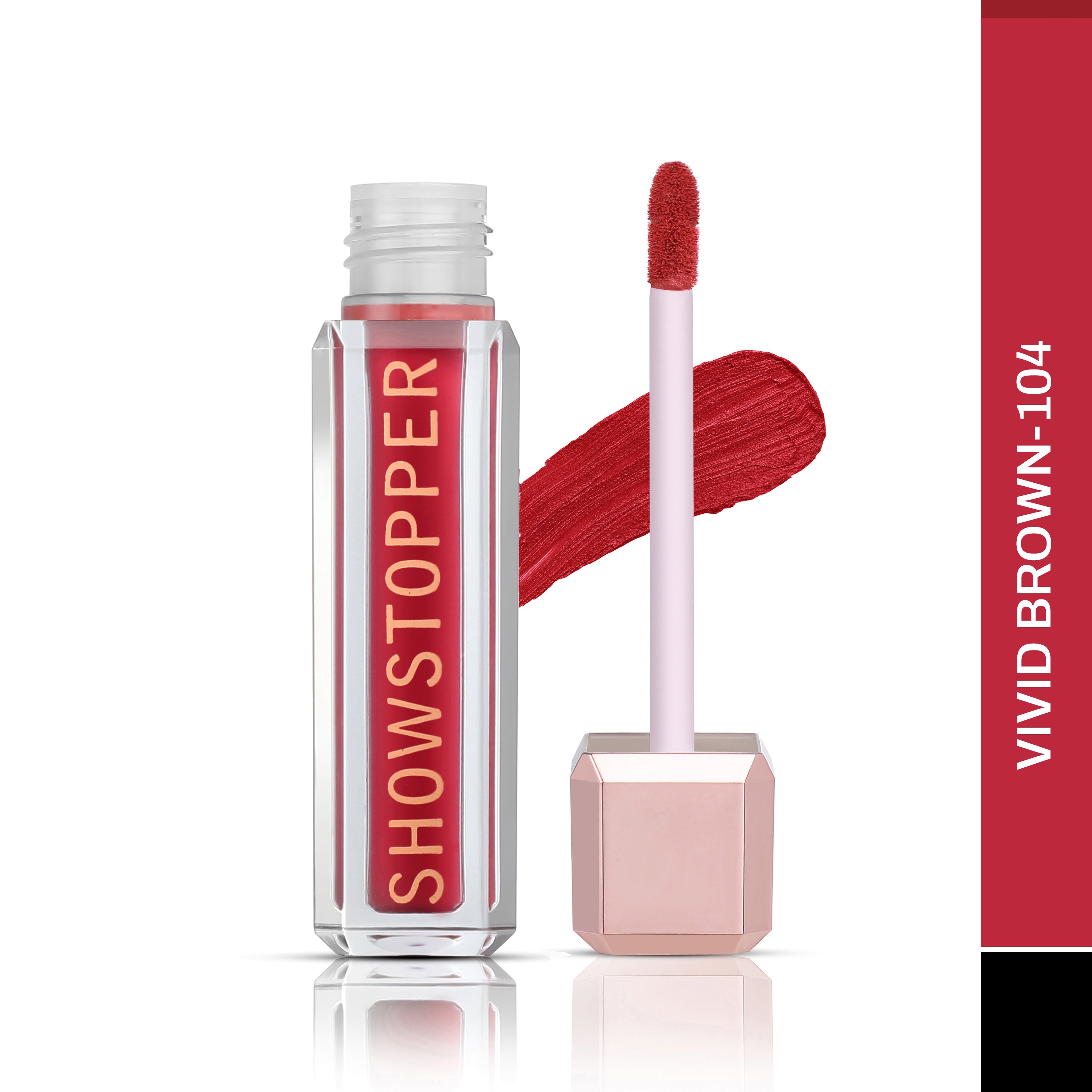 CAL Losangeles Showstopper Lip Liquid- Vivid Brown 104