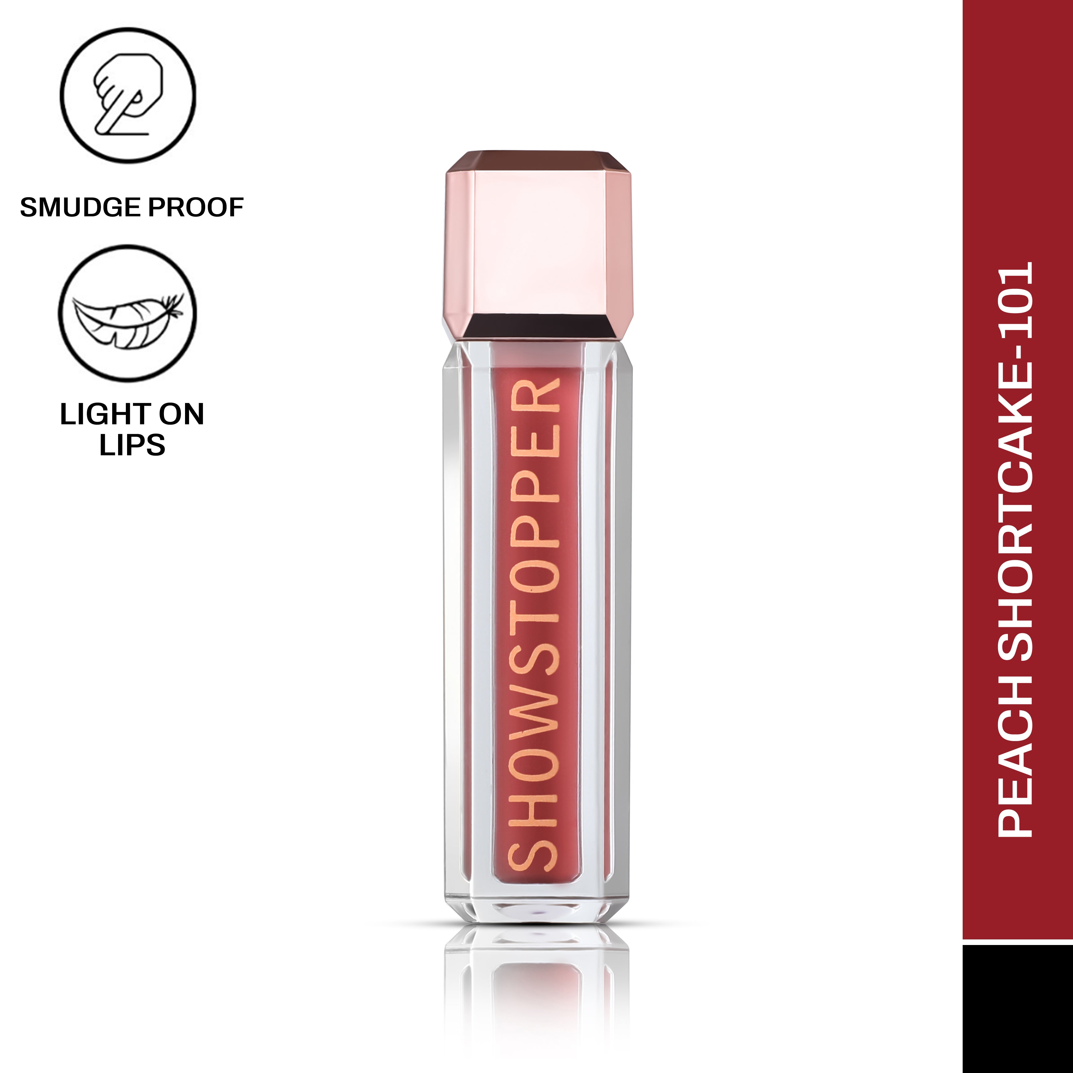 CAL Losangeles Showstopper Lip Liquid- Peach Shortcake 101