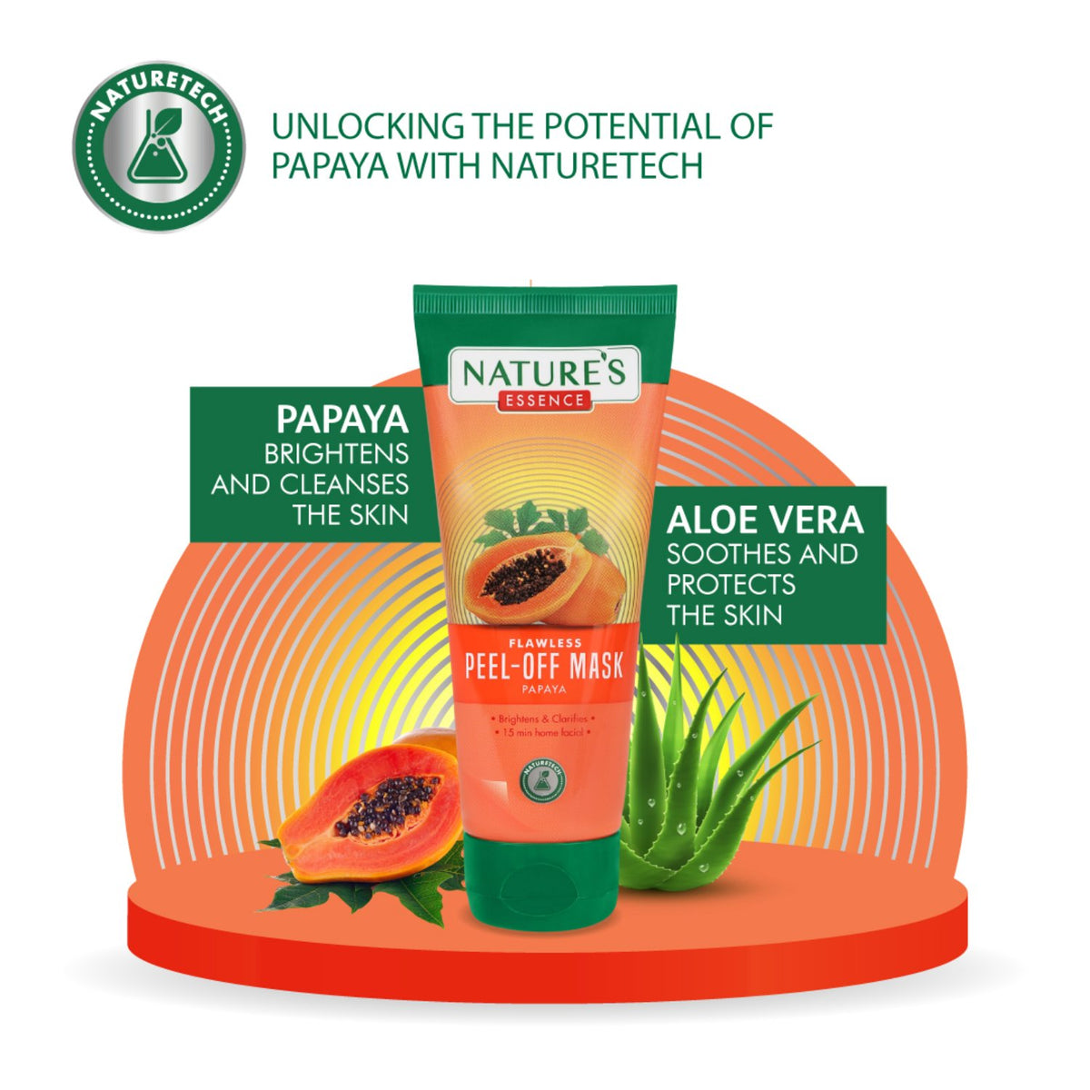 Nature's Essence Flawless Peel off Mask Papaya