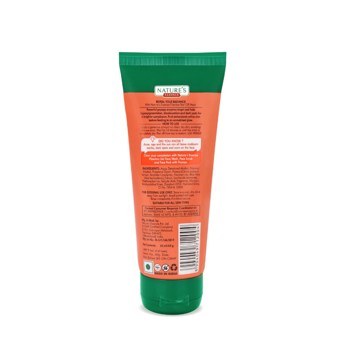 Nature's Essence Flawless Peel off Mask Papaya