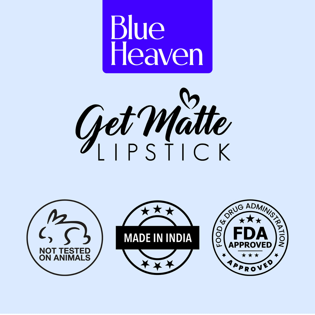 Blue Heaven Get Matte Long Lasting Lipstick - 102R