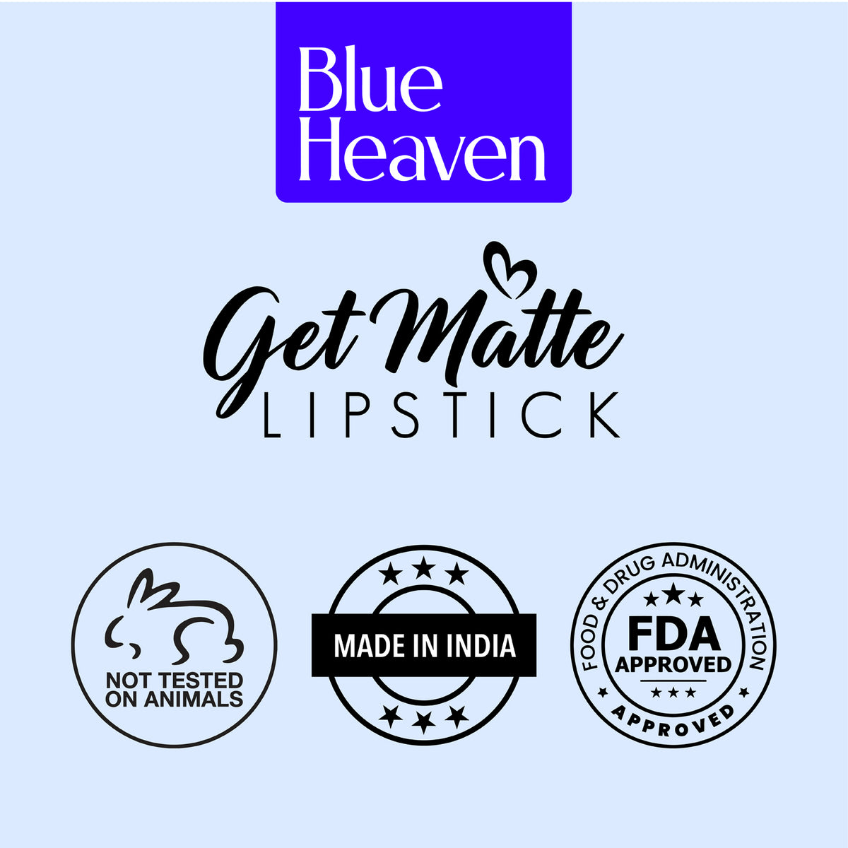 Blue Heaven Get Matte Long Lasting Lipstick - 108R