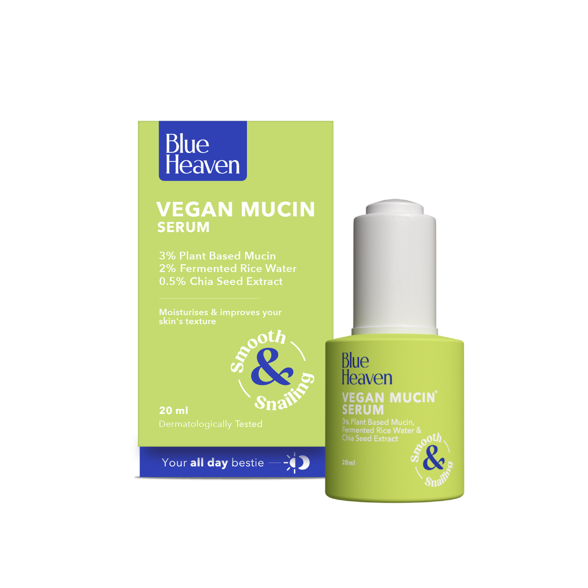 Blue Heaven Vegan Mucin Face Serum-20ml