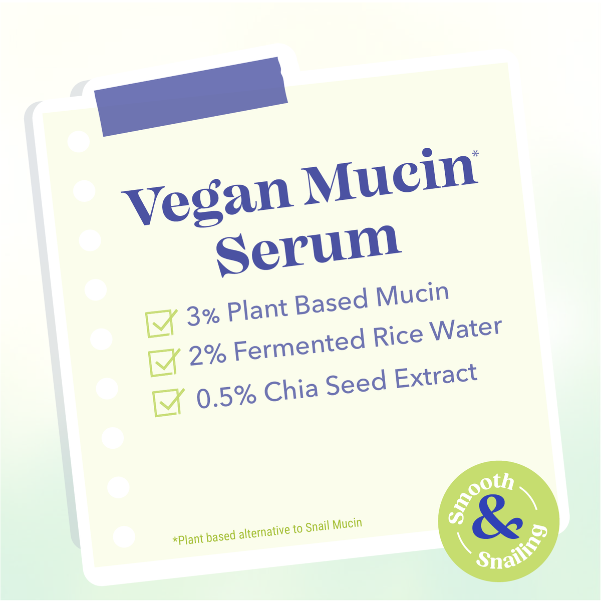 Blue Heaven Vegan Mucin Face Serum-20ml