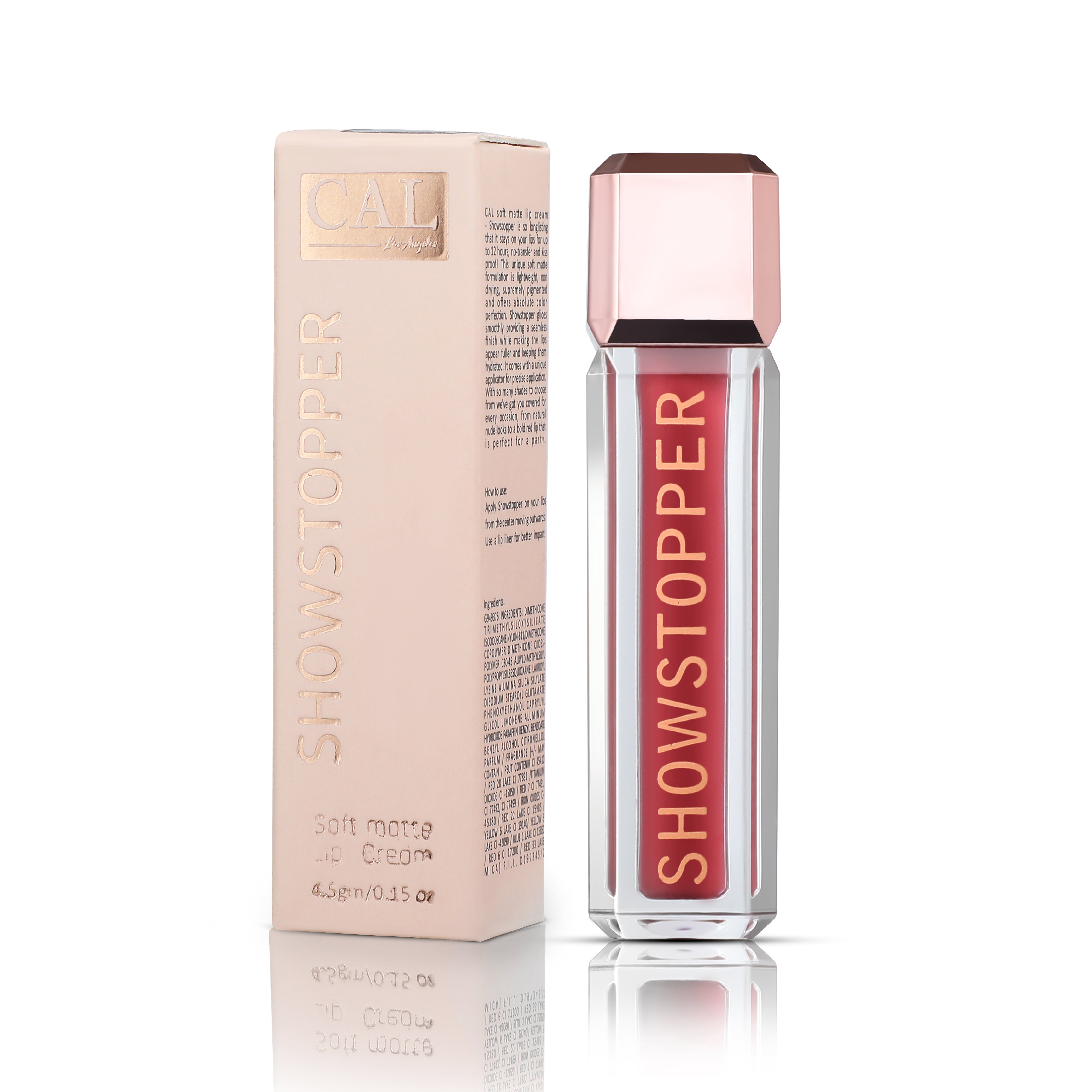CAL Losangeles Showstopper Lip Liquid- Rose Tint 102