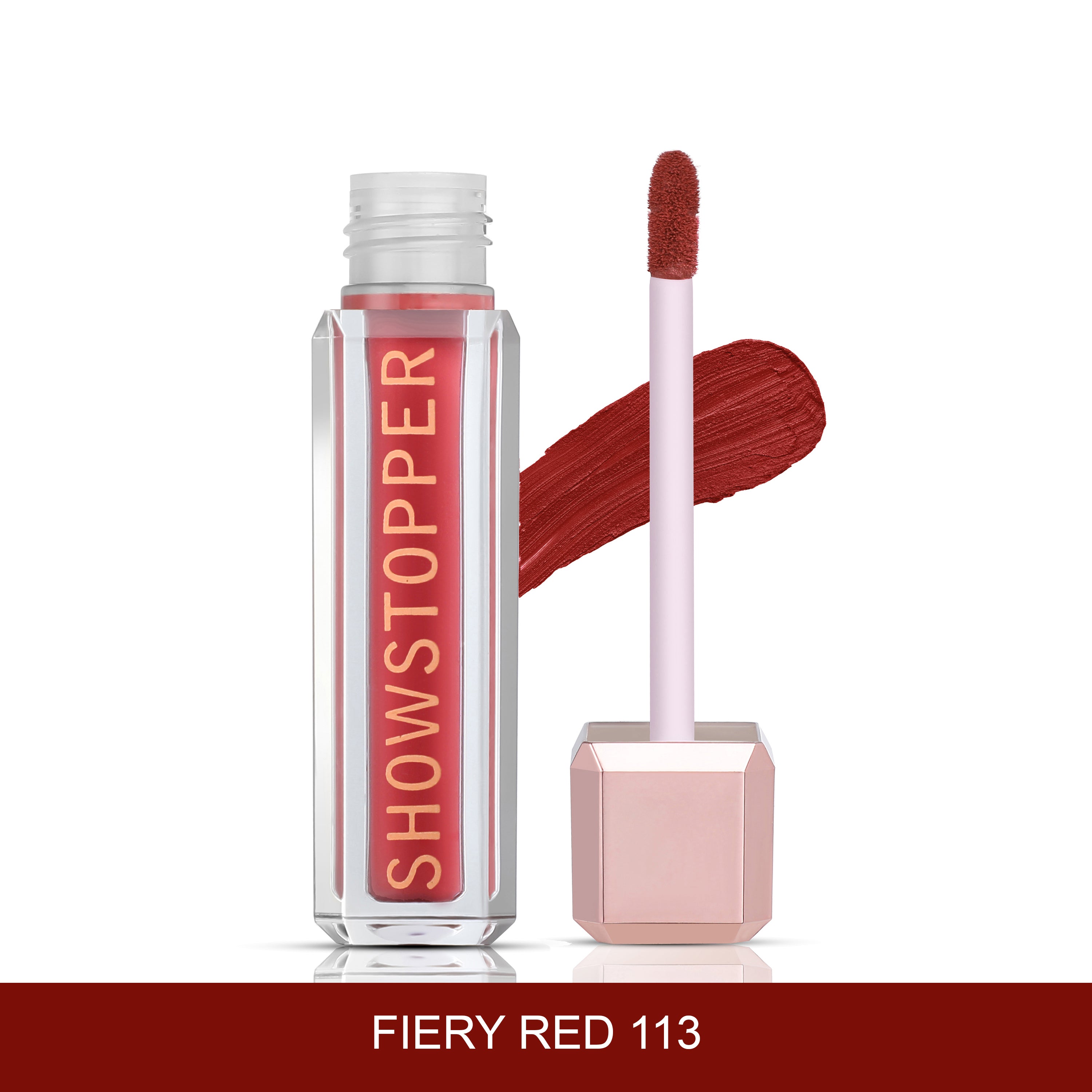 CAL Losangeles Showstopper Lip Liquid-Fiery Red 113