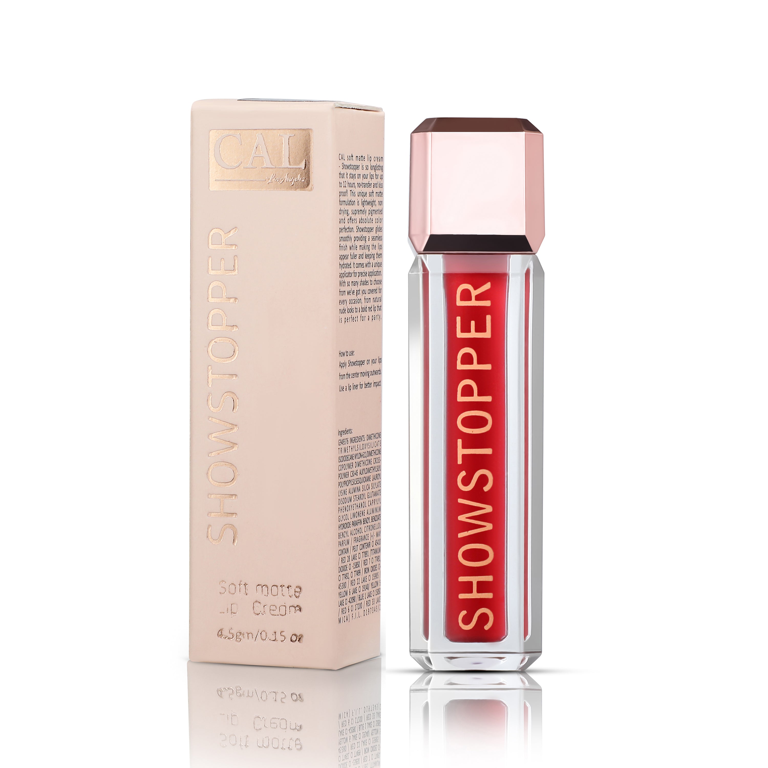 CAL Losangeles Showstopper Lip Liquid- Radiant Red 103