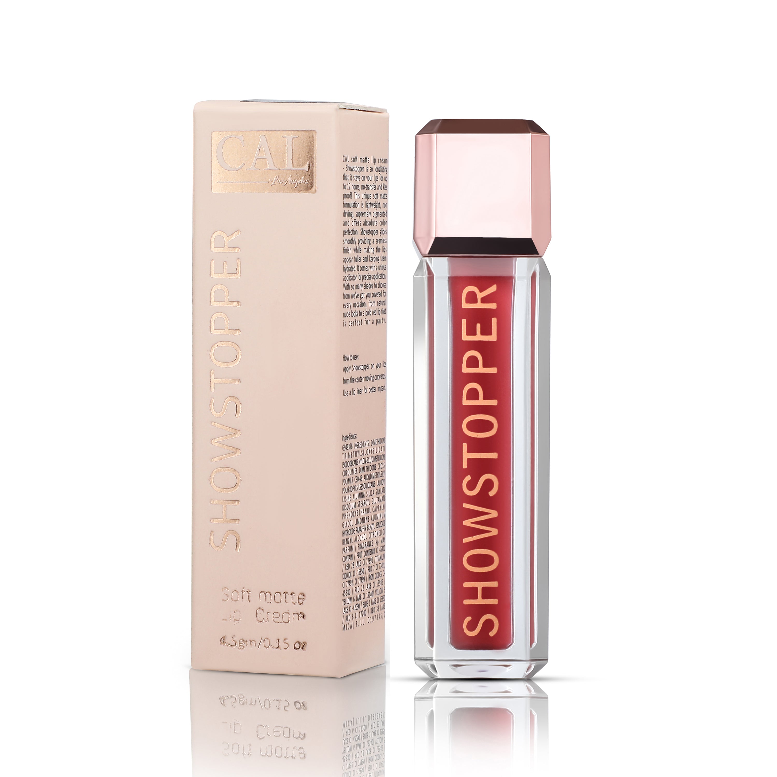 CAL Losangeles Showstopper Lip Liquid- Beaming Brown 105