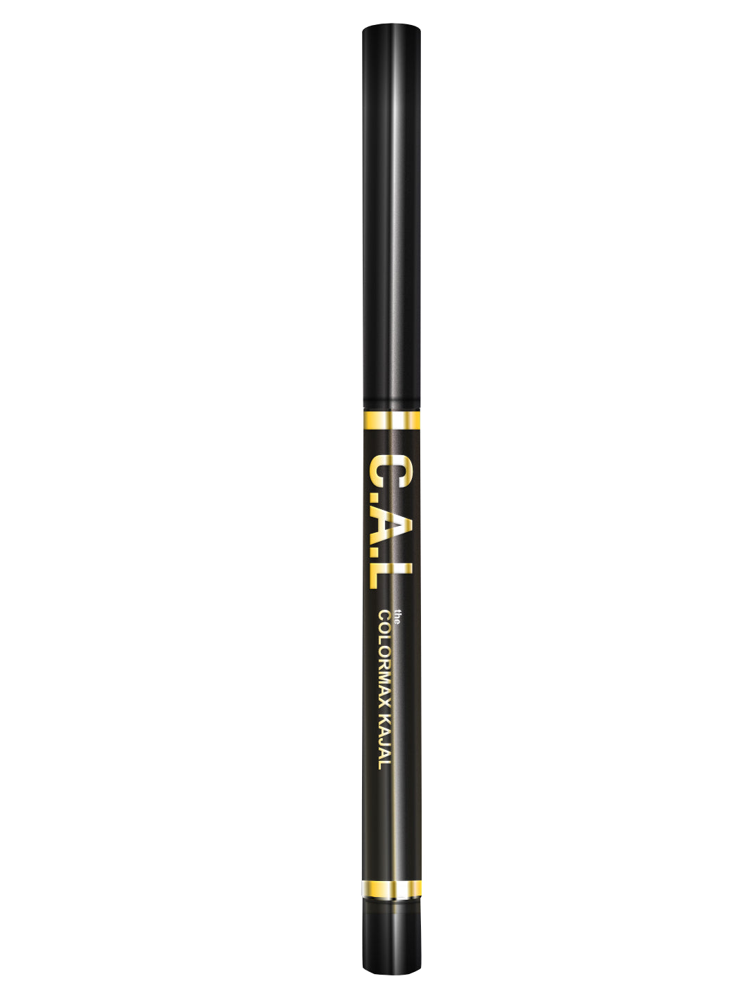 CAL Losangeles One Stroke Kajal Pencil - Water Resistant, Smudge Proof, 0.35 g Intense Black Max