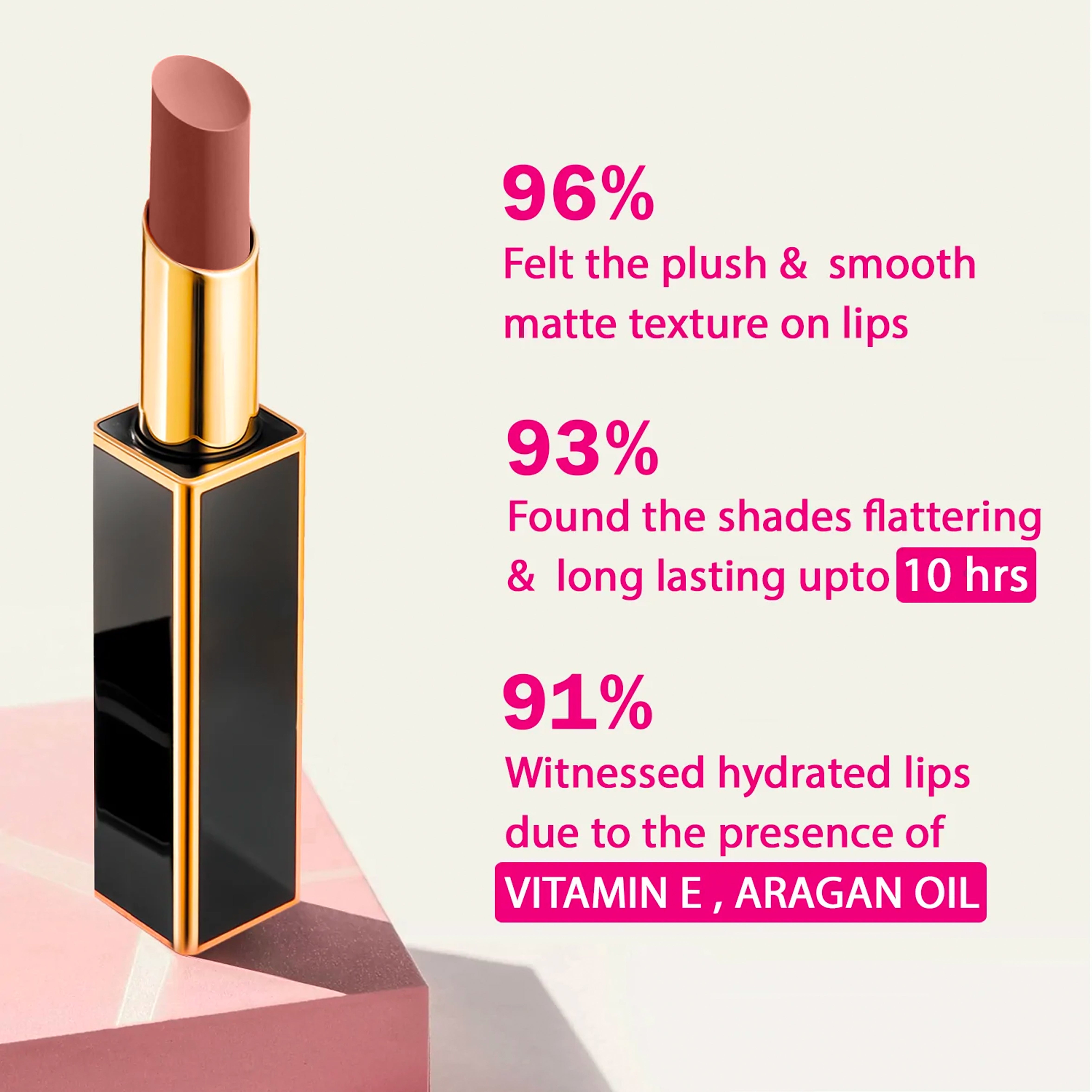 CAL Los Angeles Iconic Bullet Lipstick 206 - Brooklyn Beige