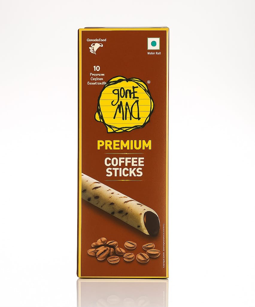 Gone Mad Gang of 10 Premium Coffee Sticks – Crispy, Creamy
