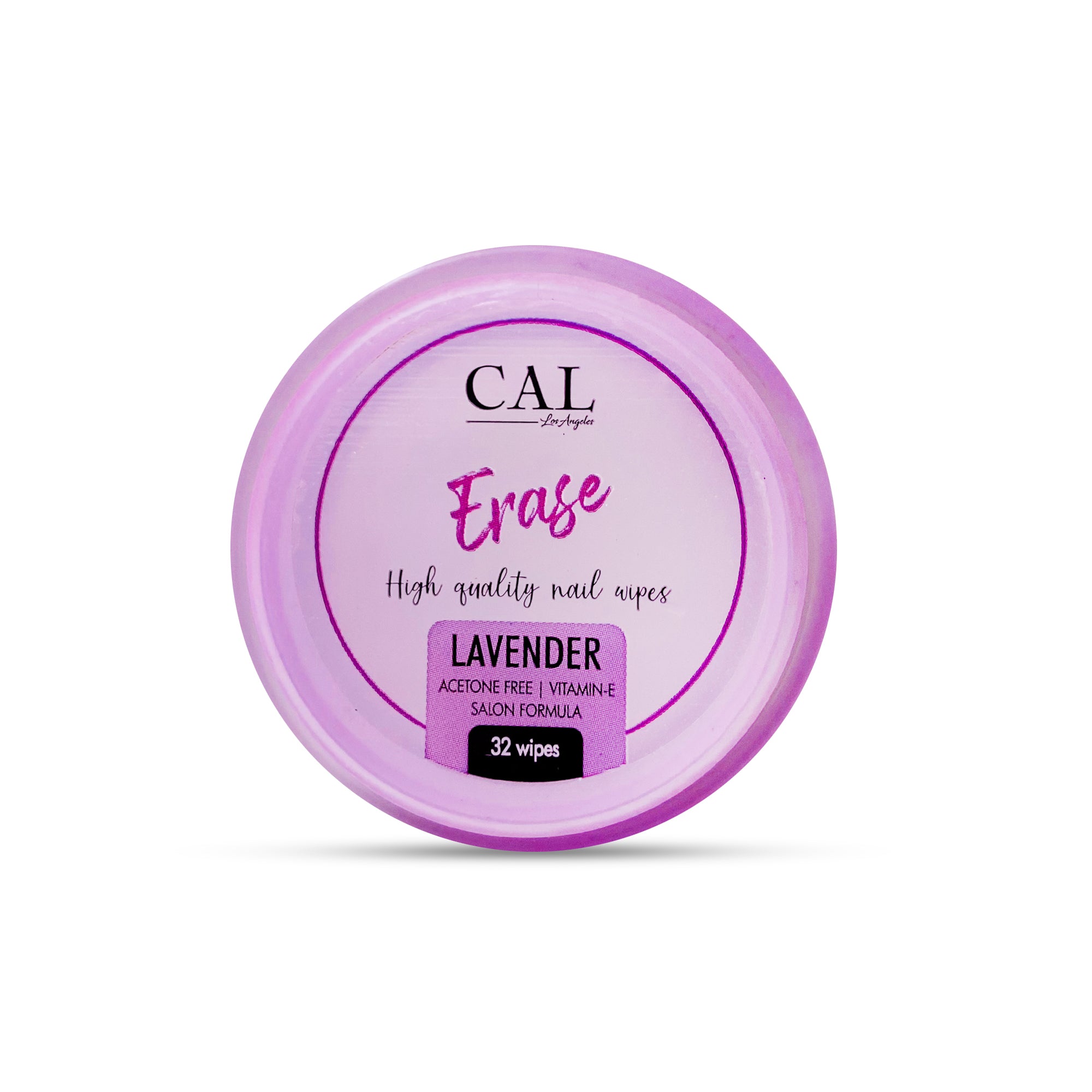CAL Losangeles ERASE NAIL WIPES LAVENDER Pack of 3