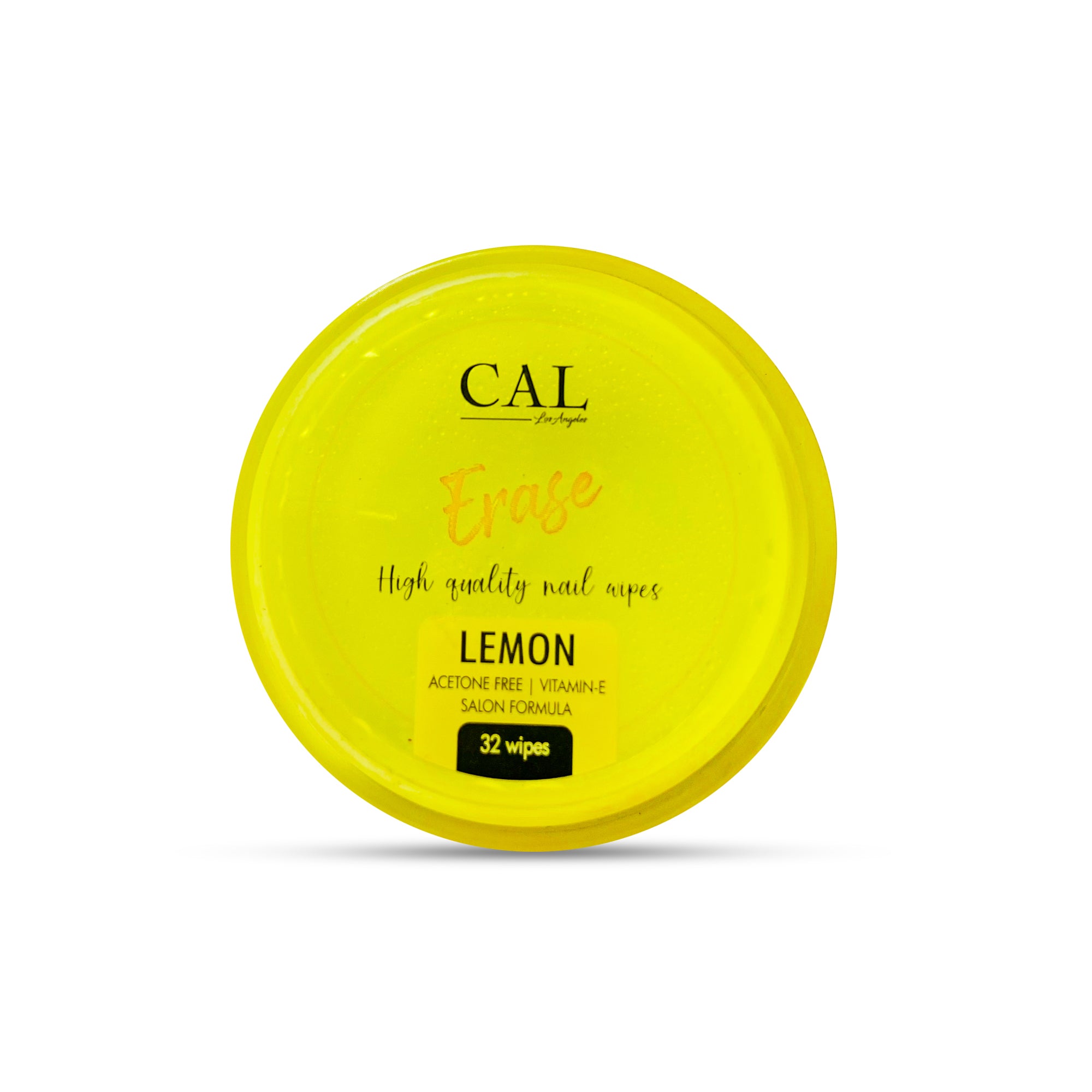 CAL Losangeles ERASE NAIL WIPES LEMON Pack of 3