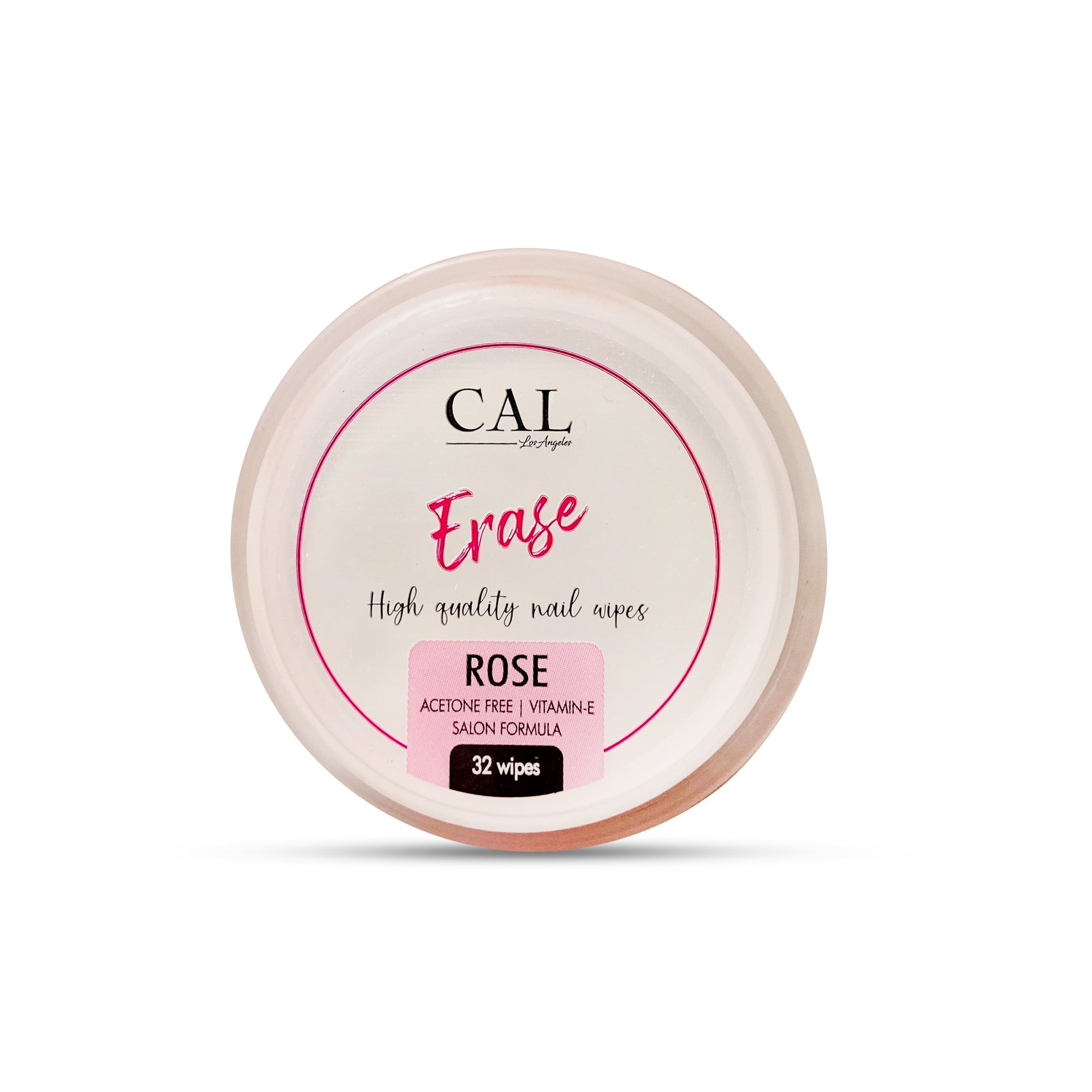 CAL Losangeles ERASE NAIL WIPES ROSE Pack of 3