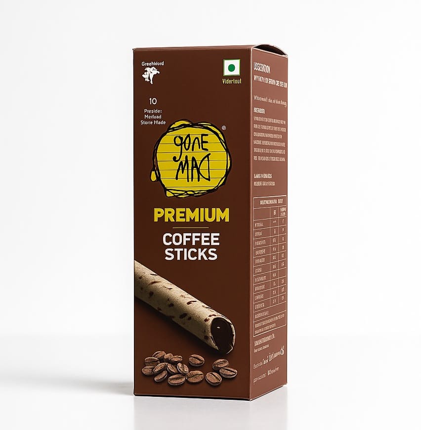 Gone Mad Gang of 10 Premium Coffee Sticks – Crispy, Creamy