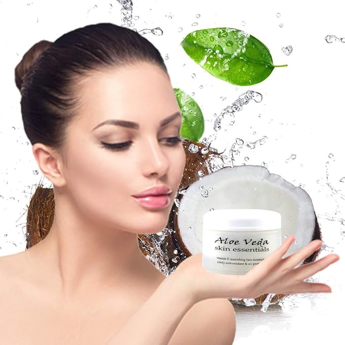 Aloe Veda Vitamin E Nourishing Face Light Moisturising Cream with UV Block Radiance Skin Lightening/Brightening Day Creme 100g