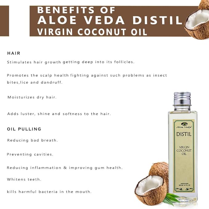 Aloe Veda Distil Virgin Coconut Oil