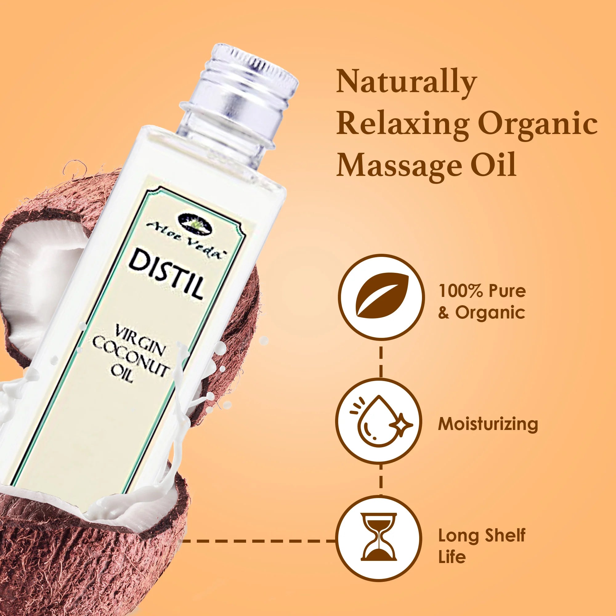 Aloe Veda Distil Virgin Coconut Oil