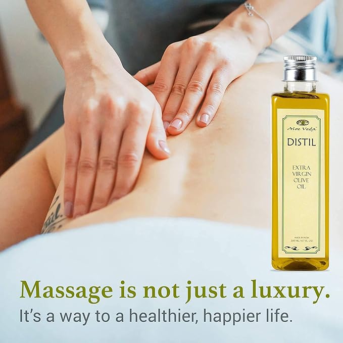 Aloe Veda Extra Virgin Pure Olive Oil for Hair and Skin,200 ml