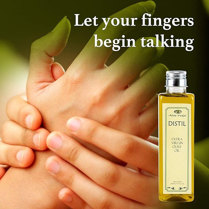 Aloe Veda Extra Virgin Pure Olive Oil for Hair and Skin,200 ml