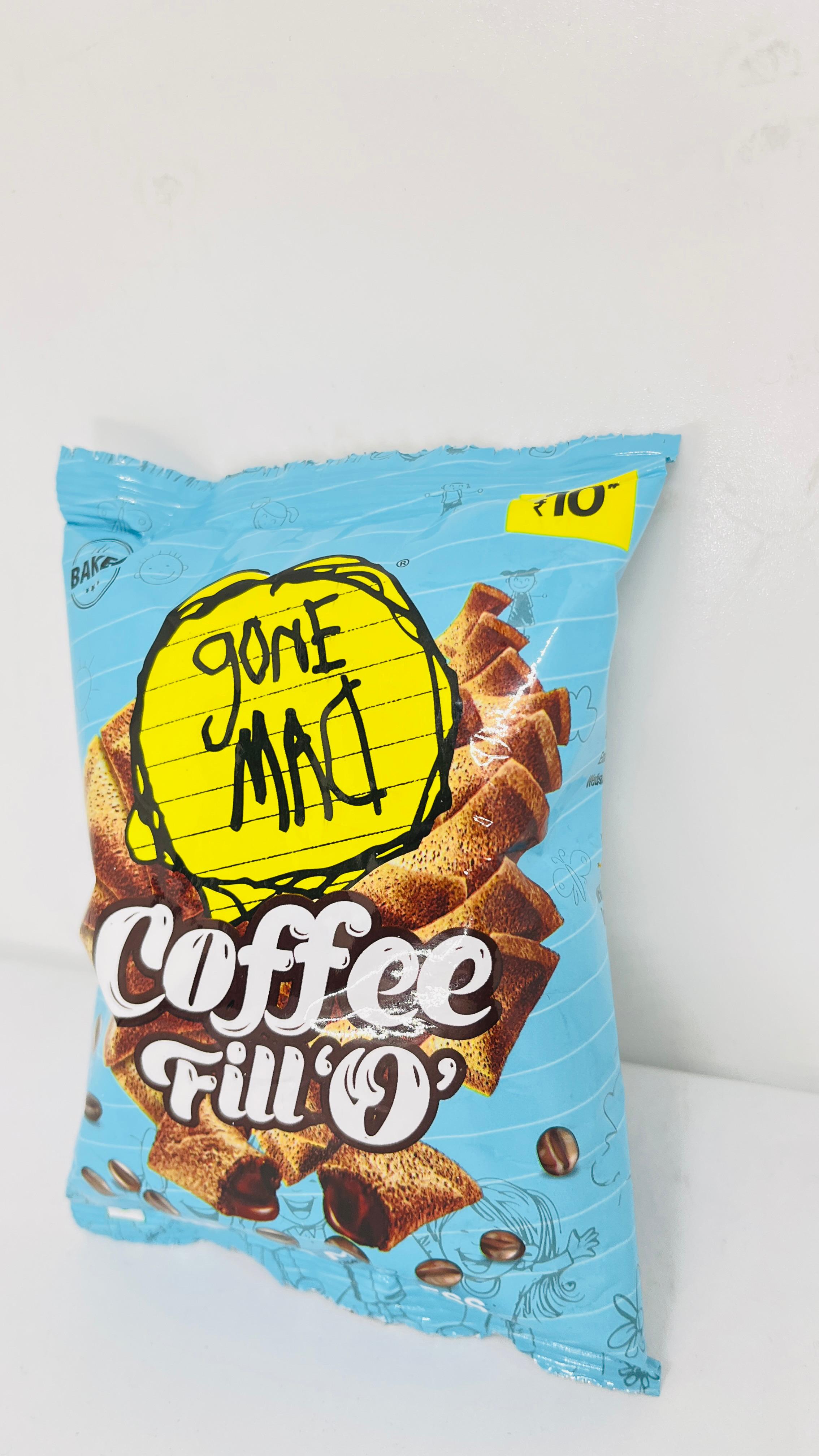 Gone Mad Coffee Fillo, Pack of 12 (192g) – Crispy & Creamy Coffee Filled Snack