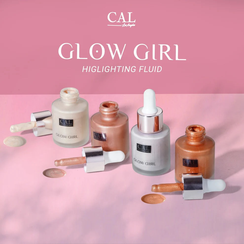 CAL Losangeles Glow Girl Liquid Glitter Highlighter -Pink Chanpagne